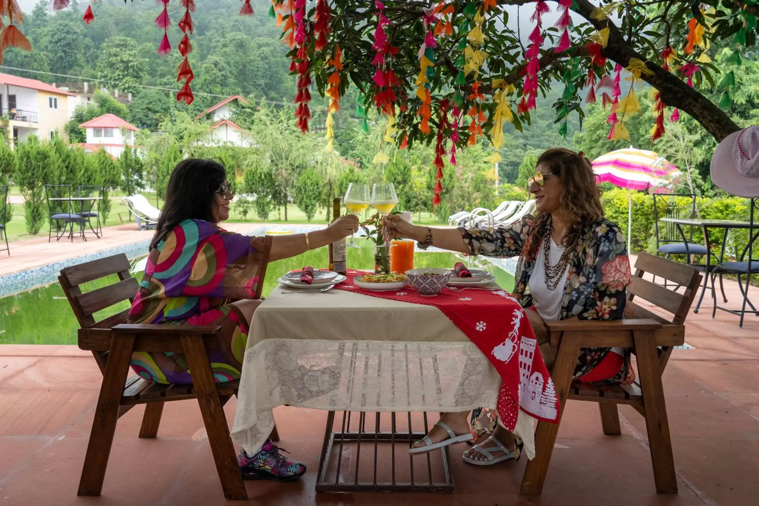 Swimming pool in Neer Ganga Resorts Swimming pool in Neer Ganga Resorts