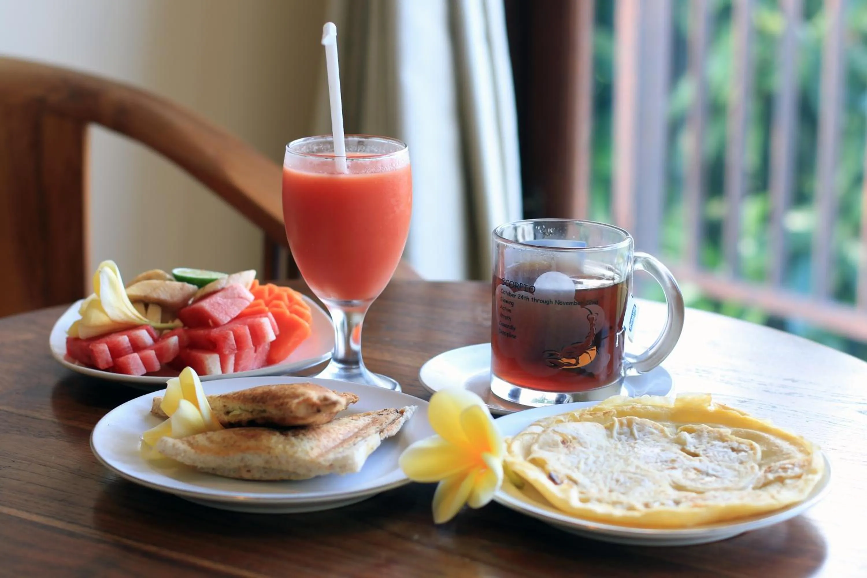 Food in Suparsa's Homestay