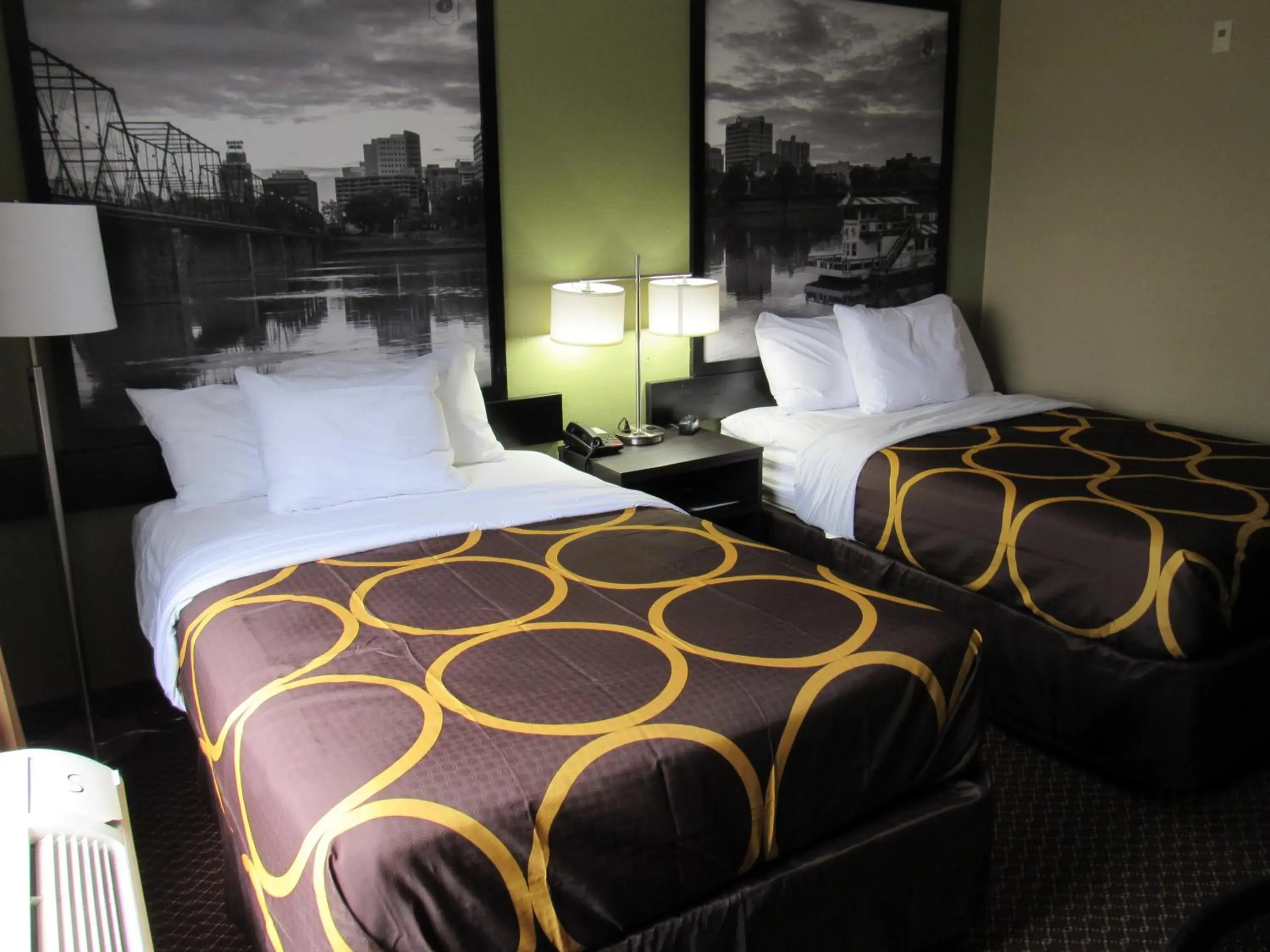 Bed in Super 8 by Wyndham New Cumberland