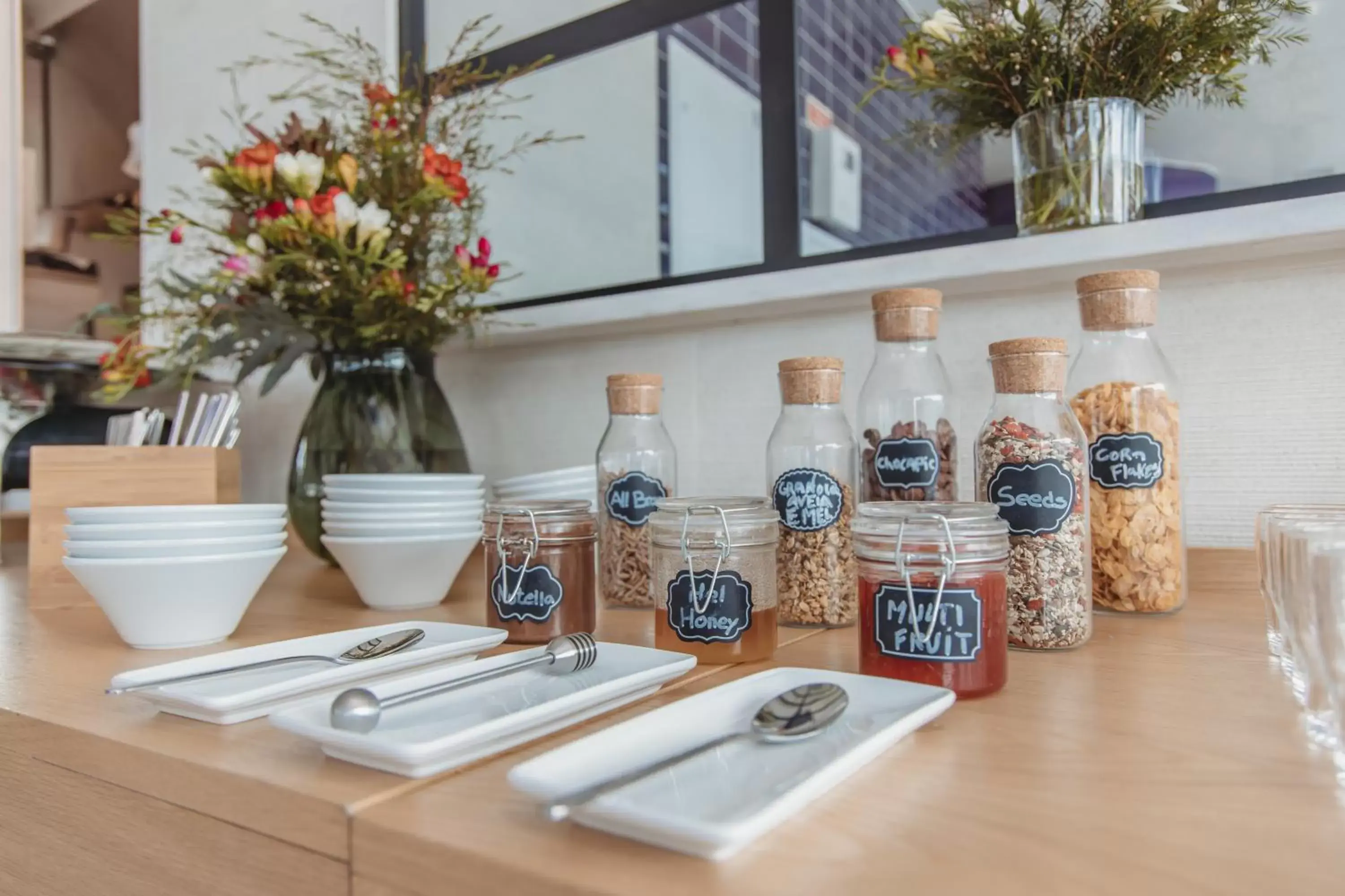 Buffet breakfast in Praia do Sal Resort Buffet breakfast in Praia do Sal Resort