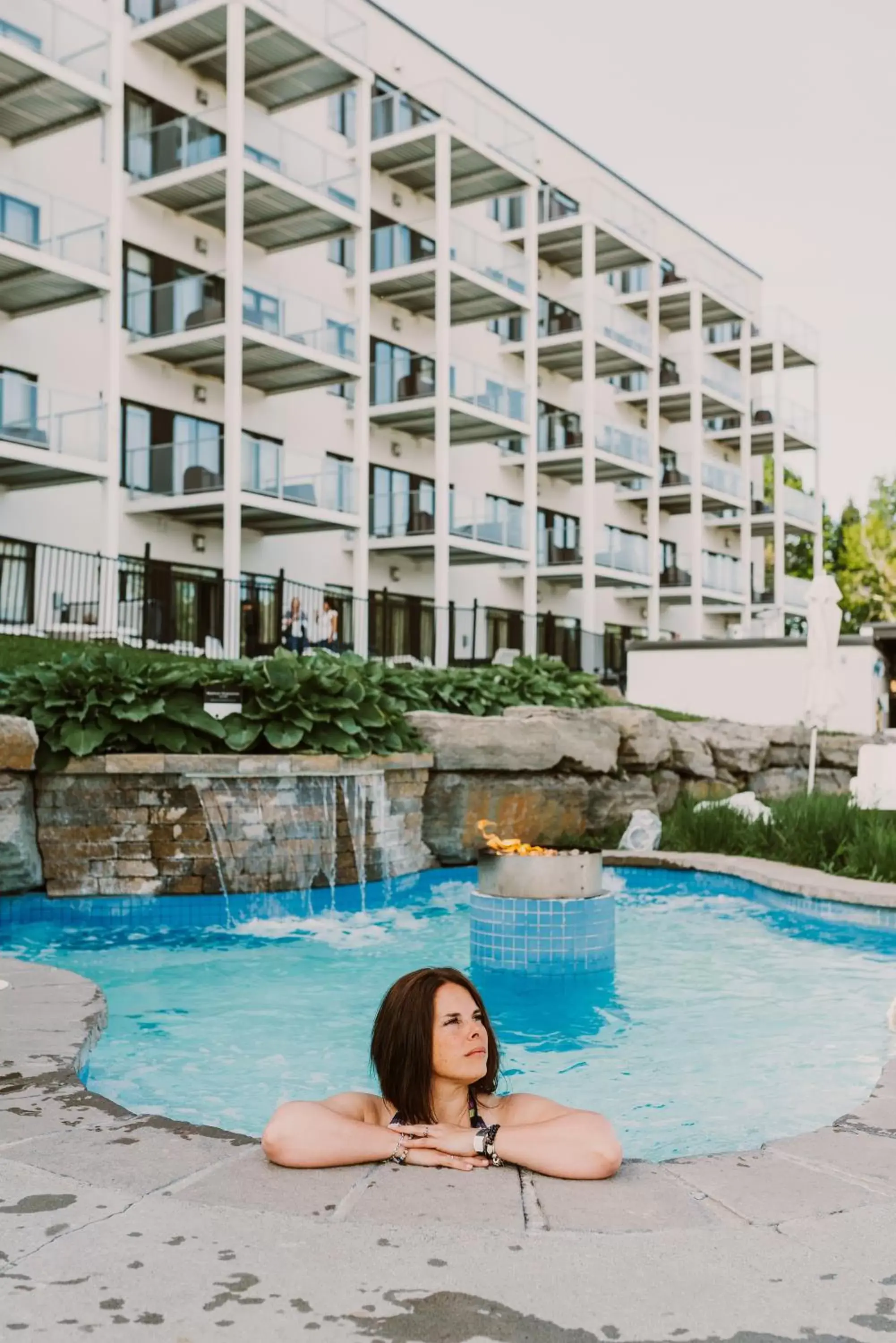 Hot Spring Bath, Swimming Pool in Estérel Resort