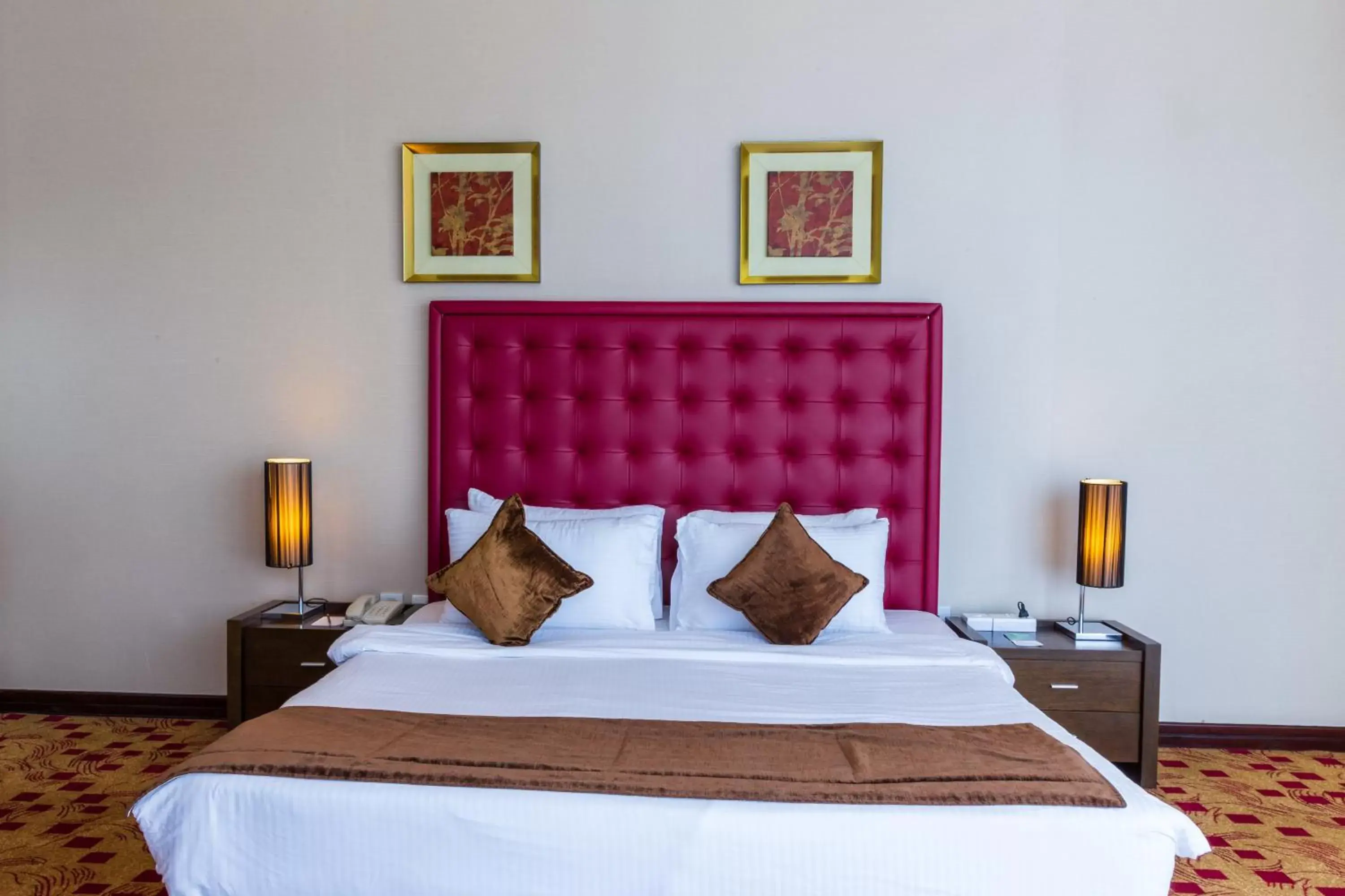 Bed in Kingsgate Hotel Doha by Millennium Hotels.