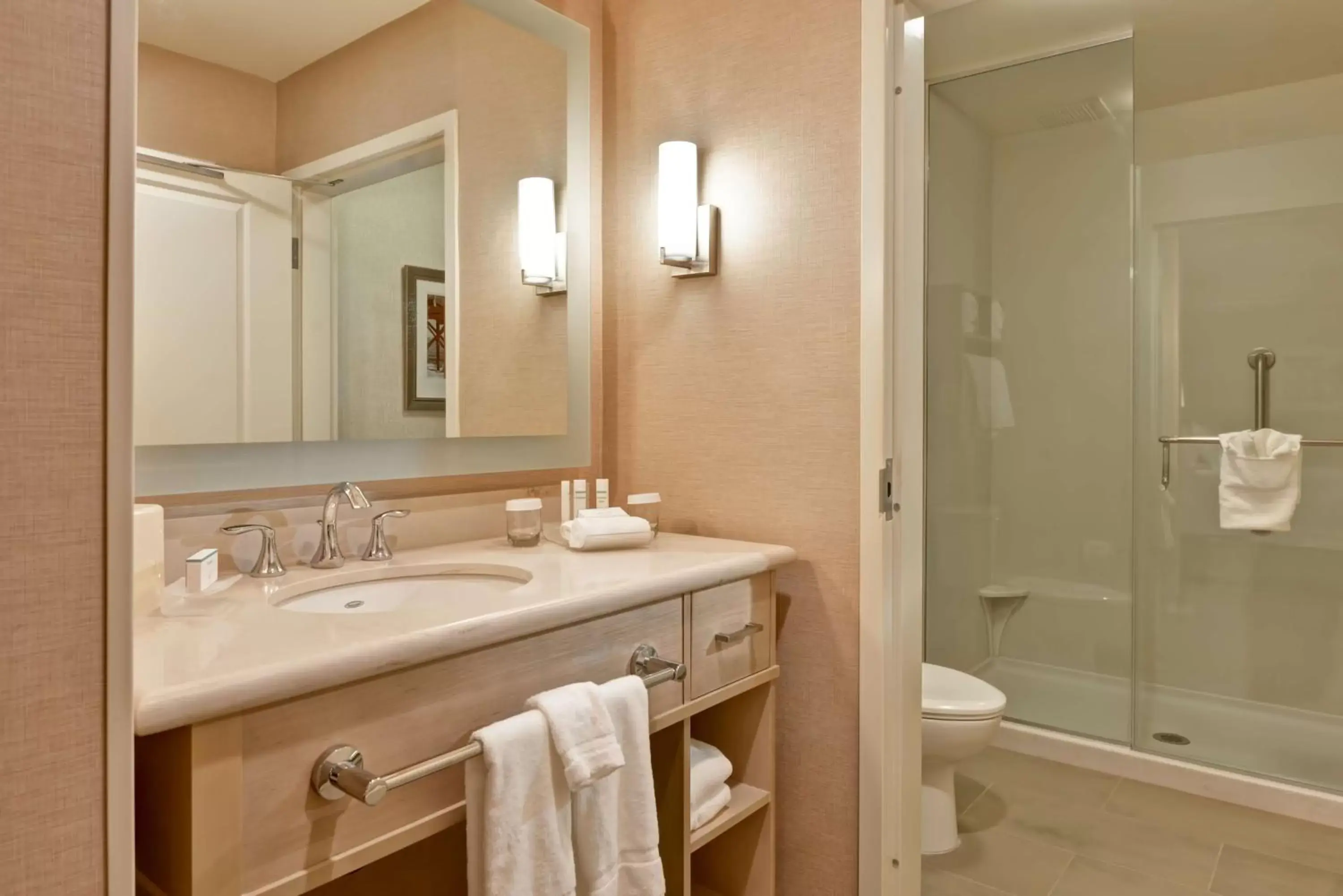 Bathroom in Homewood Suites by Hilton Anaheim Conv Ctr/Disneyland Main