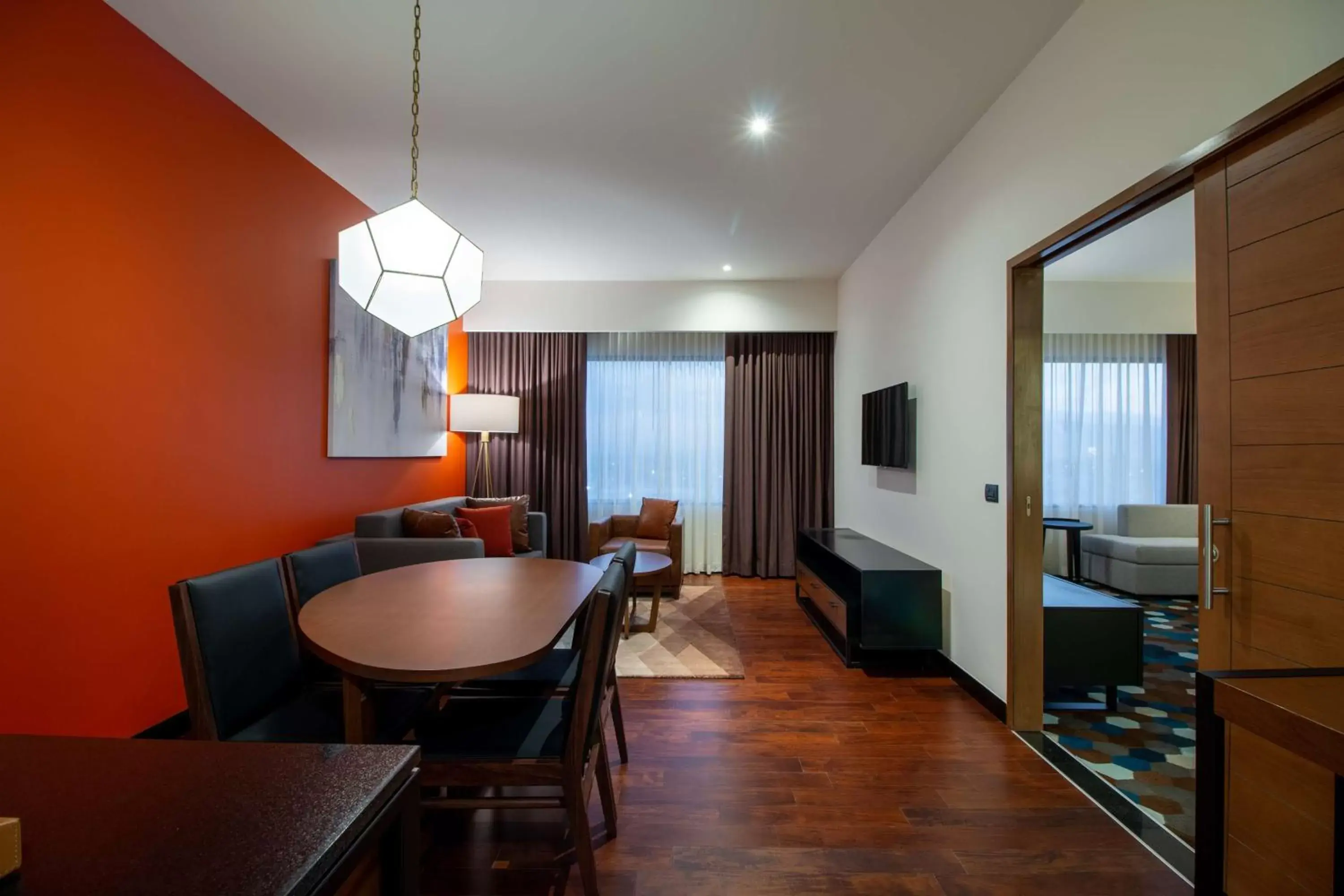 Living room, Dining Area in Doubletree By Hilton Celaya