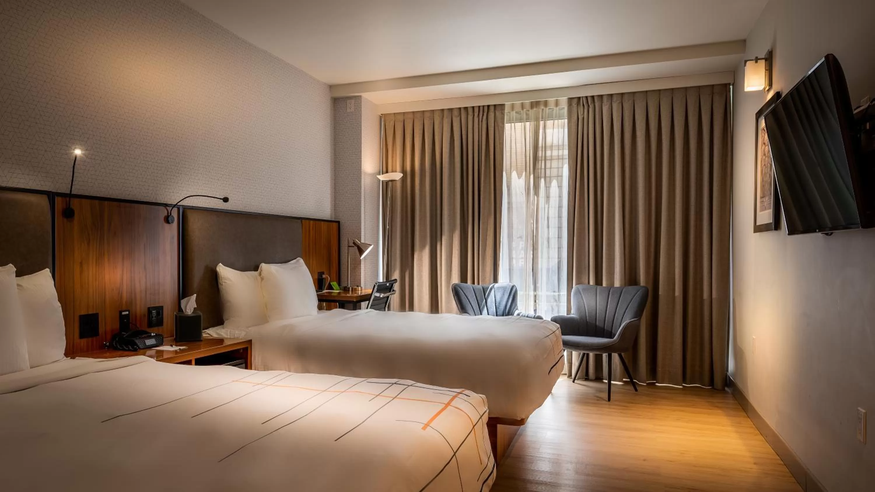 Bedroom, Bed in La Quinta by Wyndham Time Square South