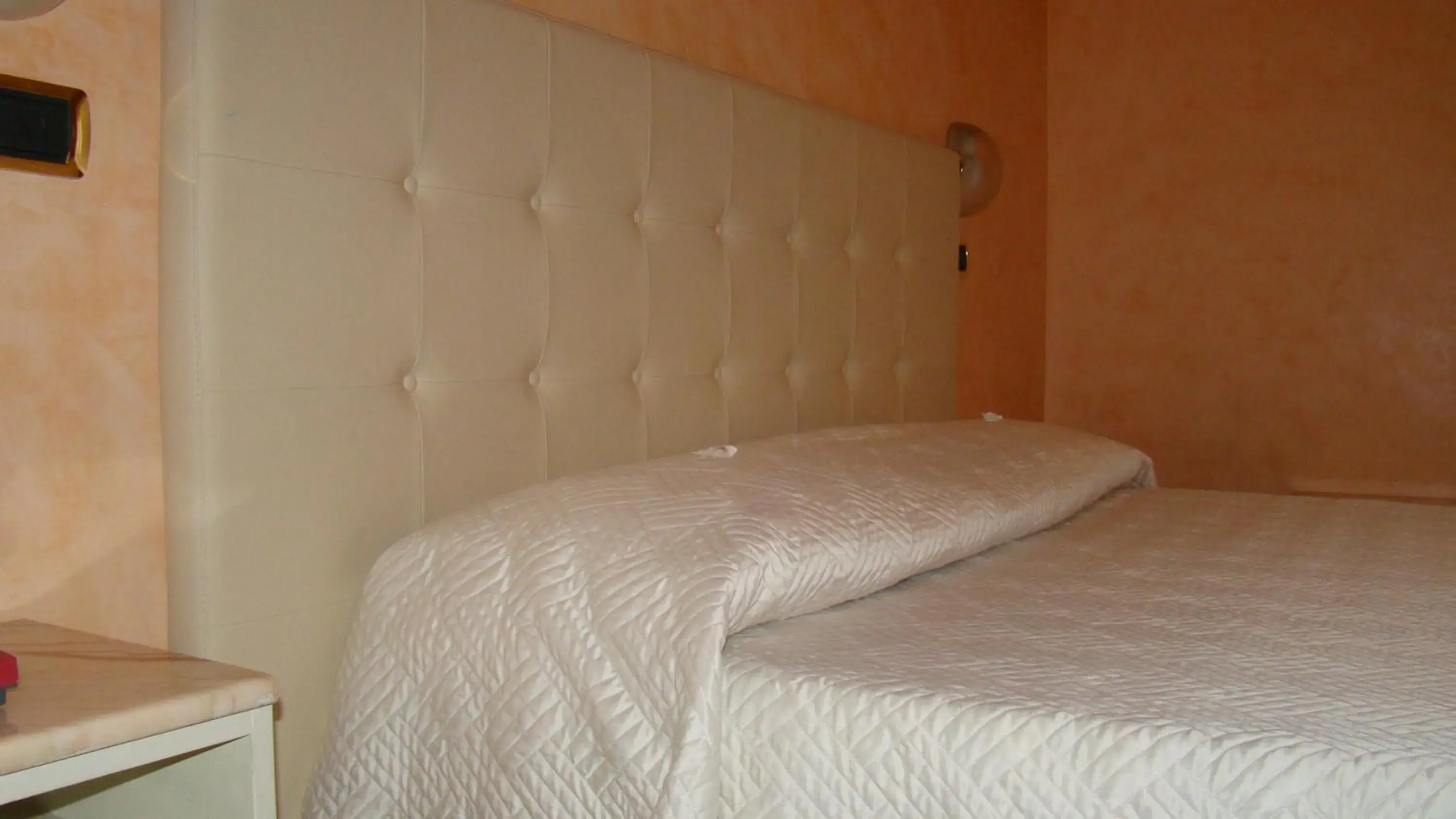 Decorative detail, Bed in Hotel Vienna Ostenda e Ristorante il Danubio