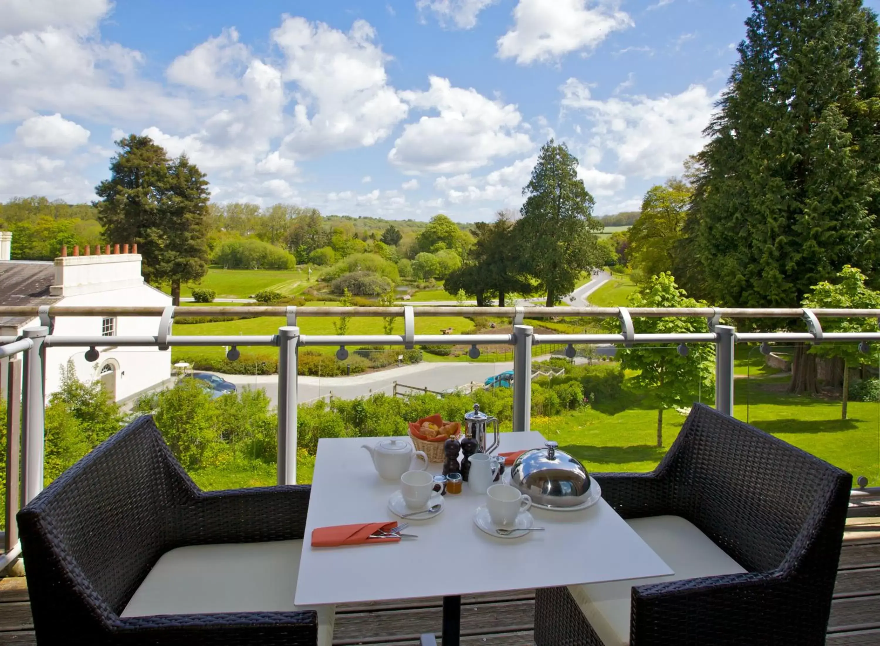 Balcony/Terrace in The Cornwall Hotel Spa & Lodges