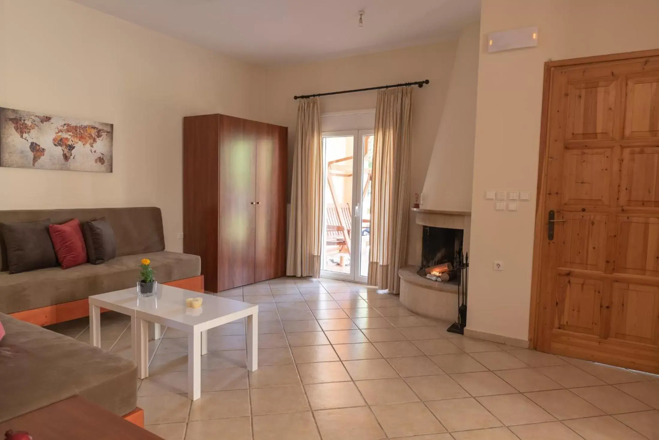 Living room, Seating Area in Corinthian Village