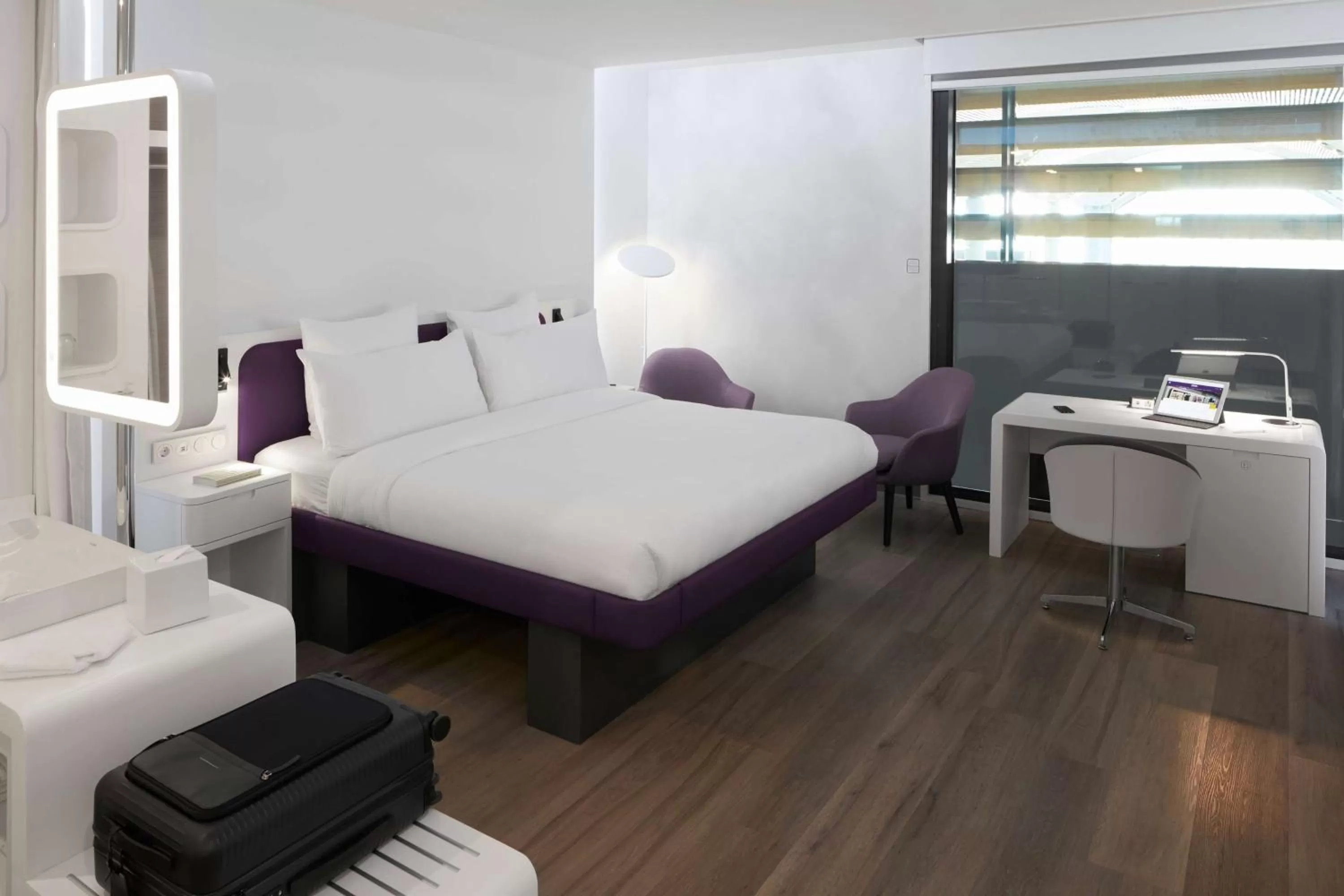 Bed in YOTELAIR Istanbul Airport, Duty free - International Transit area