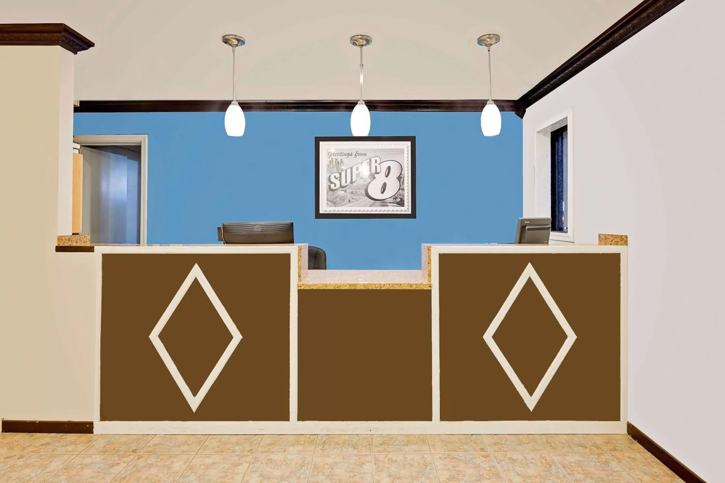 Lobby or reception, Floor Plan in Super 8 by Wyndham Hazen