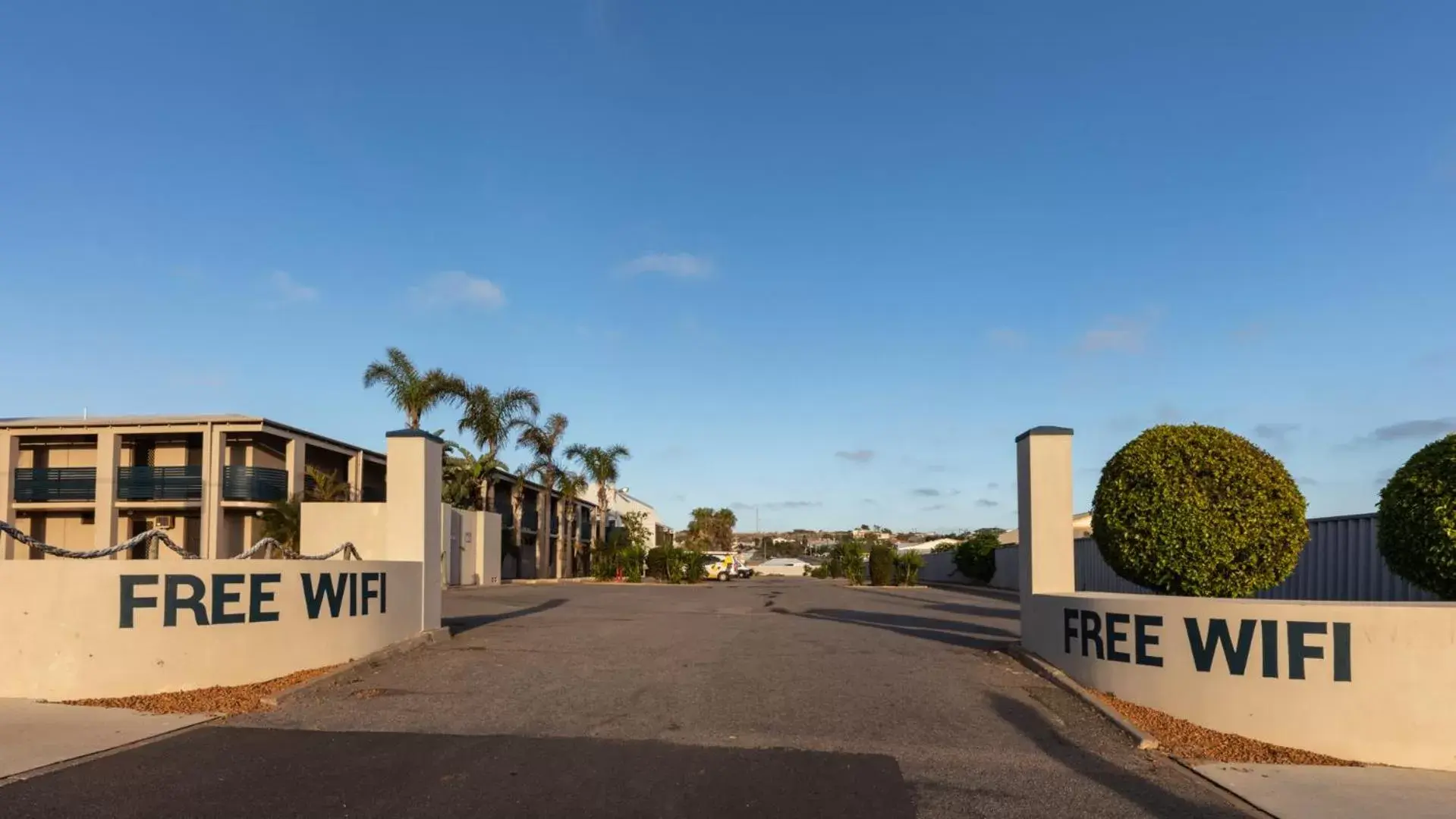 Facade/entrance, Property Building in Sails Geraldton Accommodation