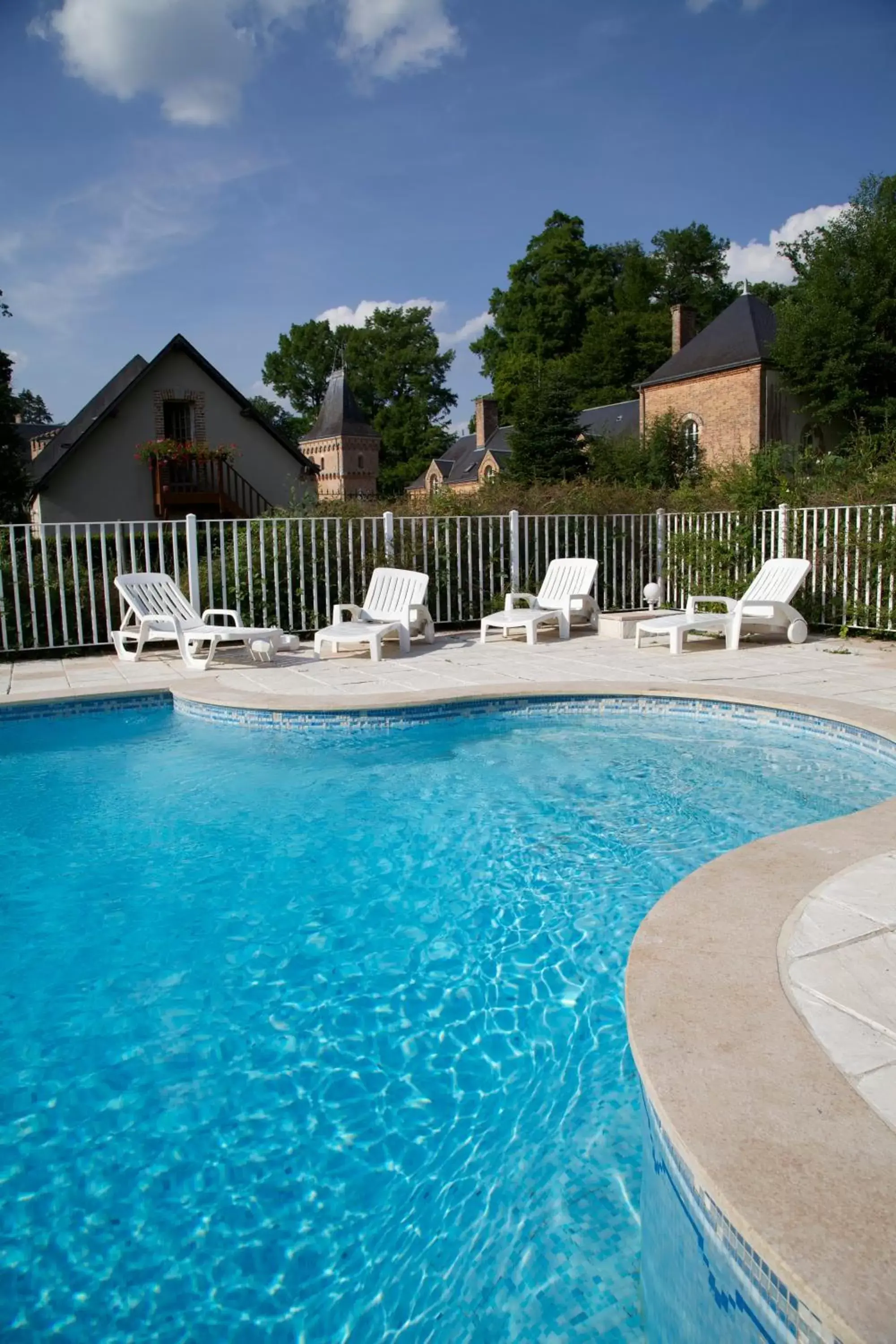 Swimming Pool in Hostellerie Du Château Les Muids