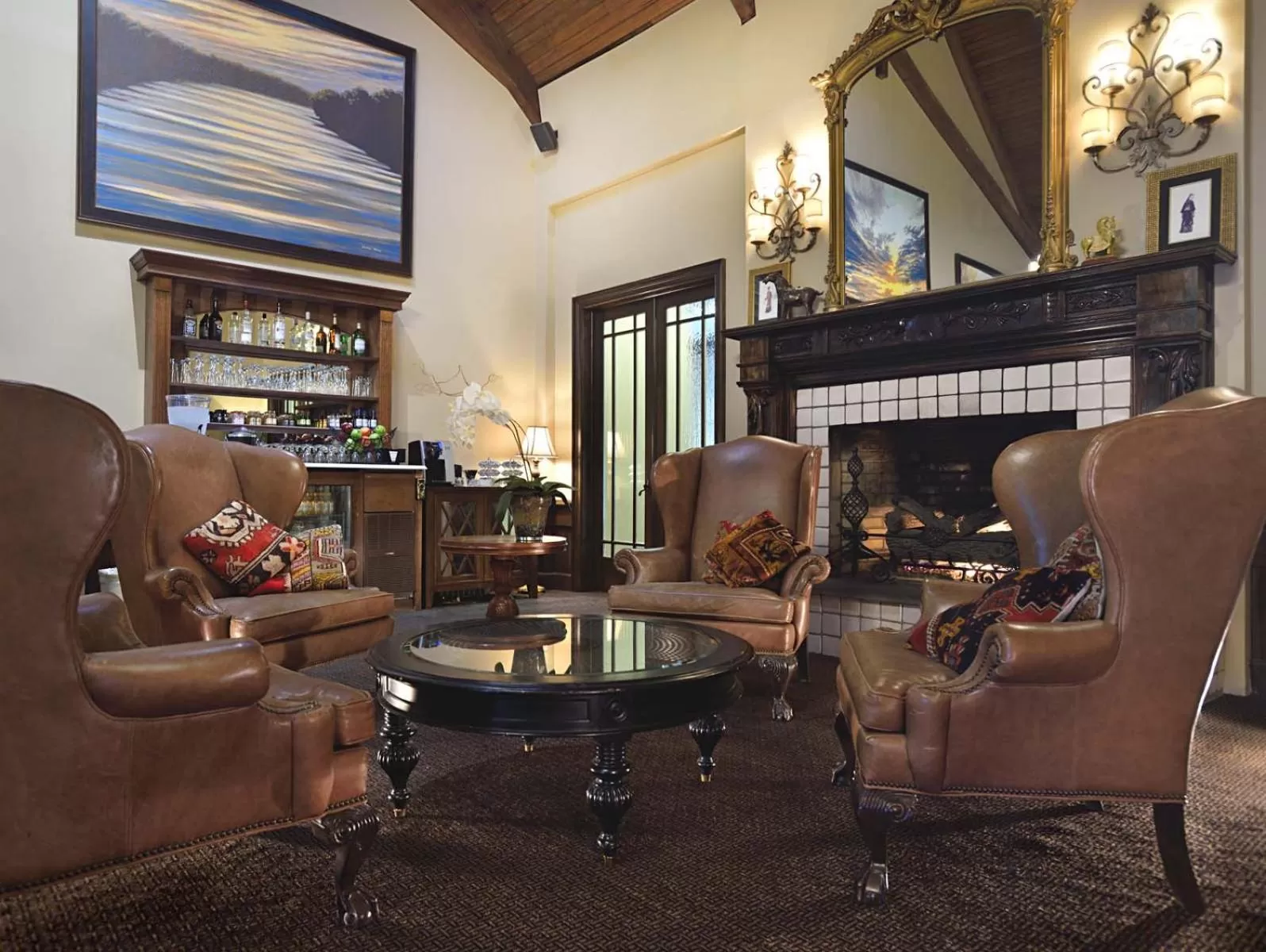 Lobby or reception in Lambertville Station Inn