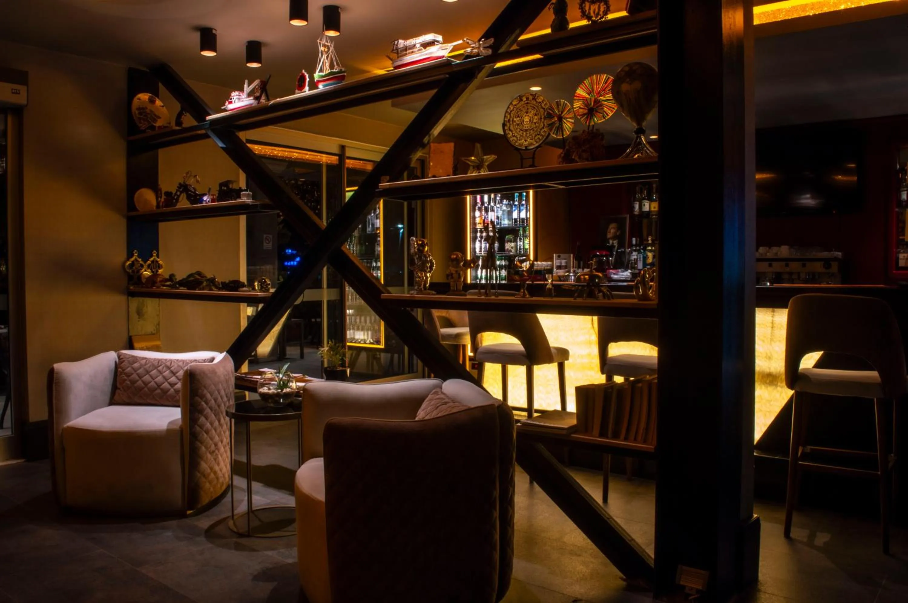 Seating area in Hotel Marina Bay Göcek