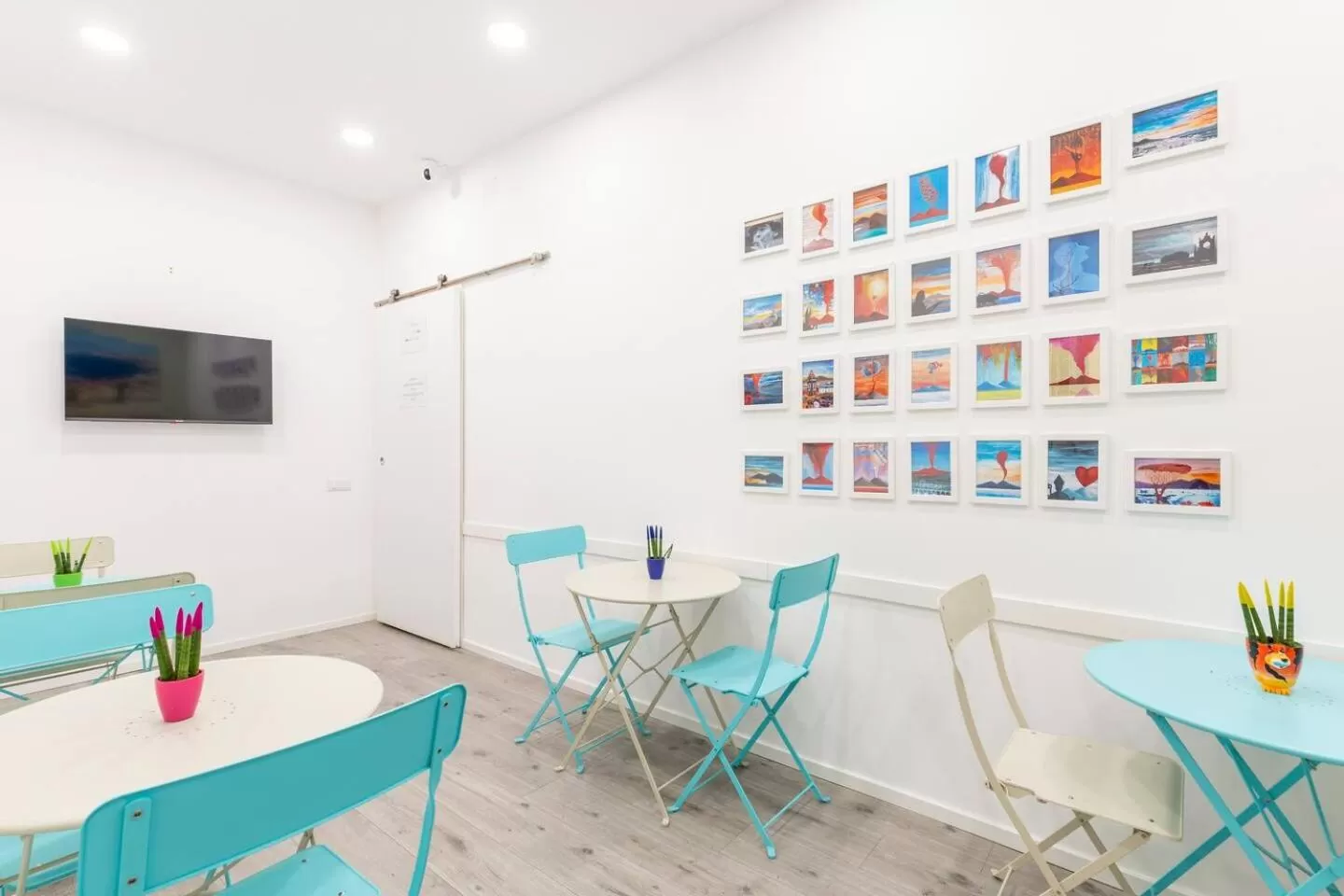 TV and multimedia, Dining Area in b&b don Mimì