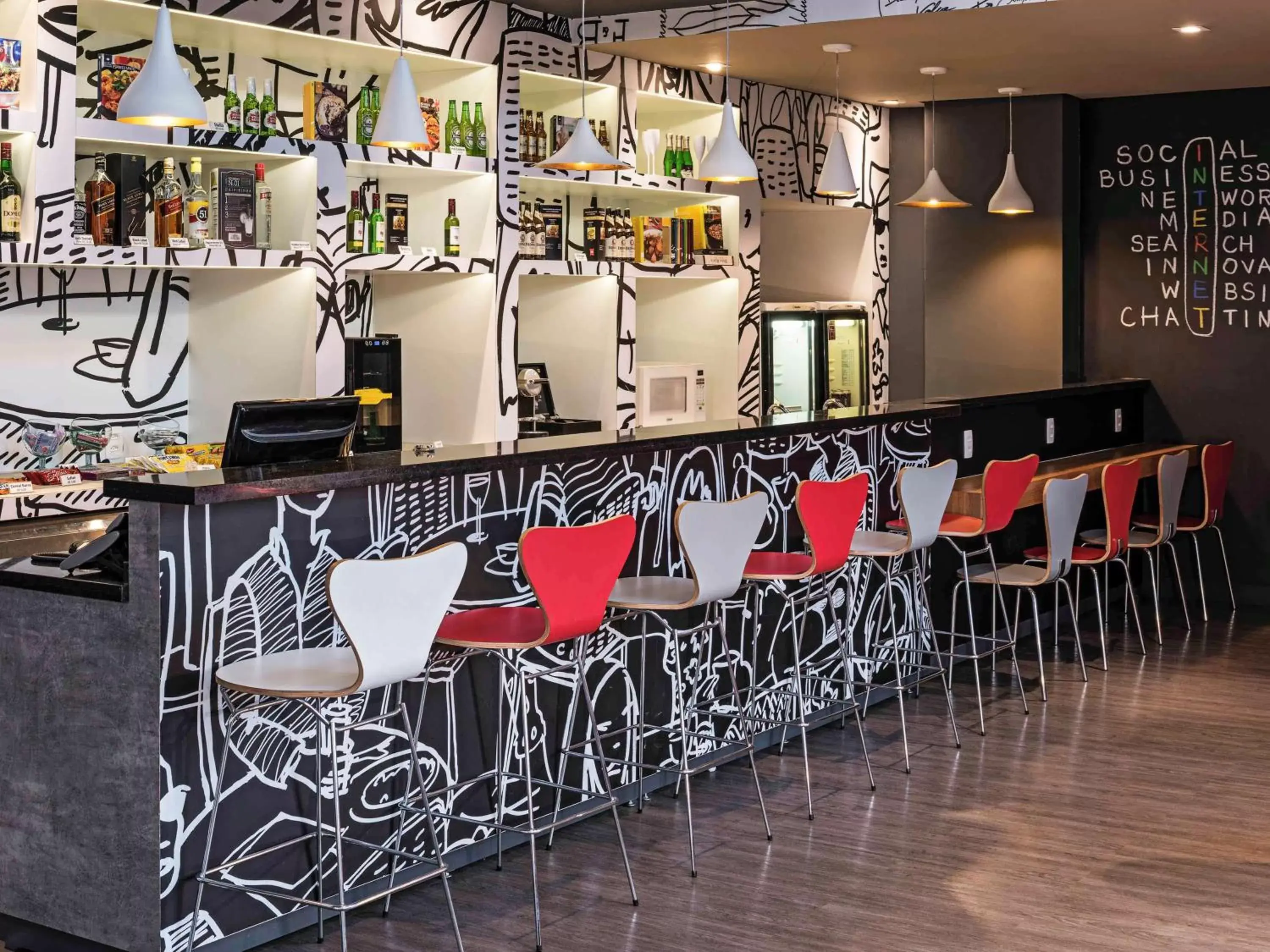 Lounge or bar, Restaurant/Places to Eat in ibis Santo Andre