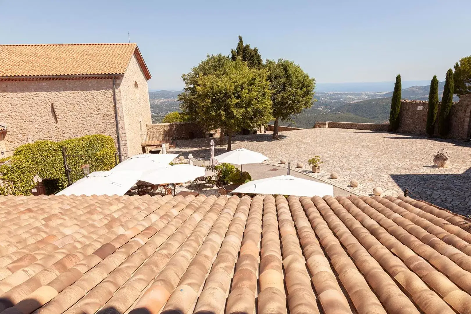 View (from property/room) in Auberge du Vieux Château