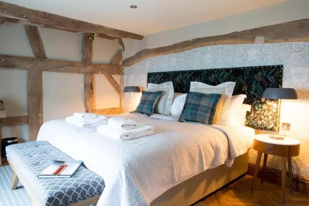 Bed in The Legh Arms Prestbury