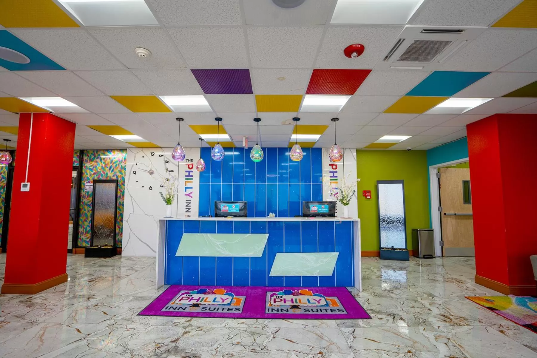 Lobby or reception in Philly Inn & Suites