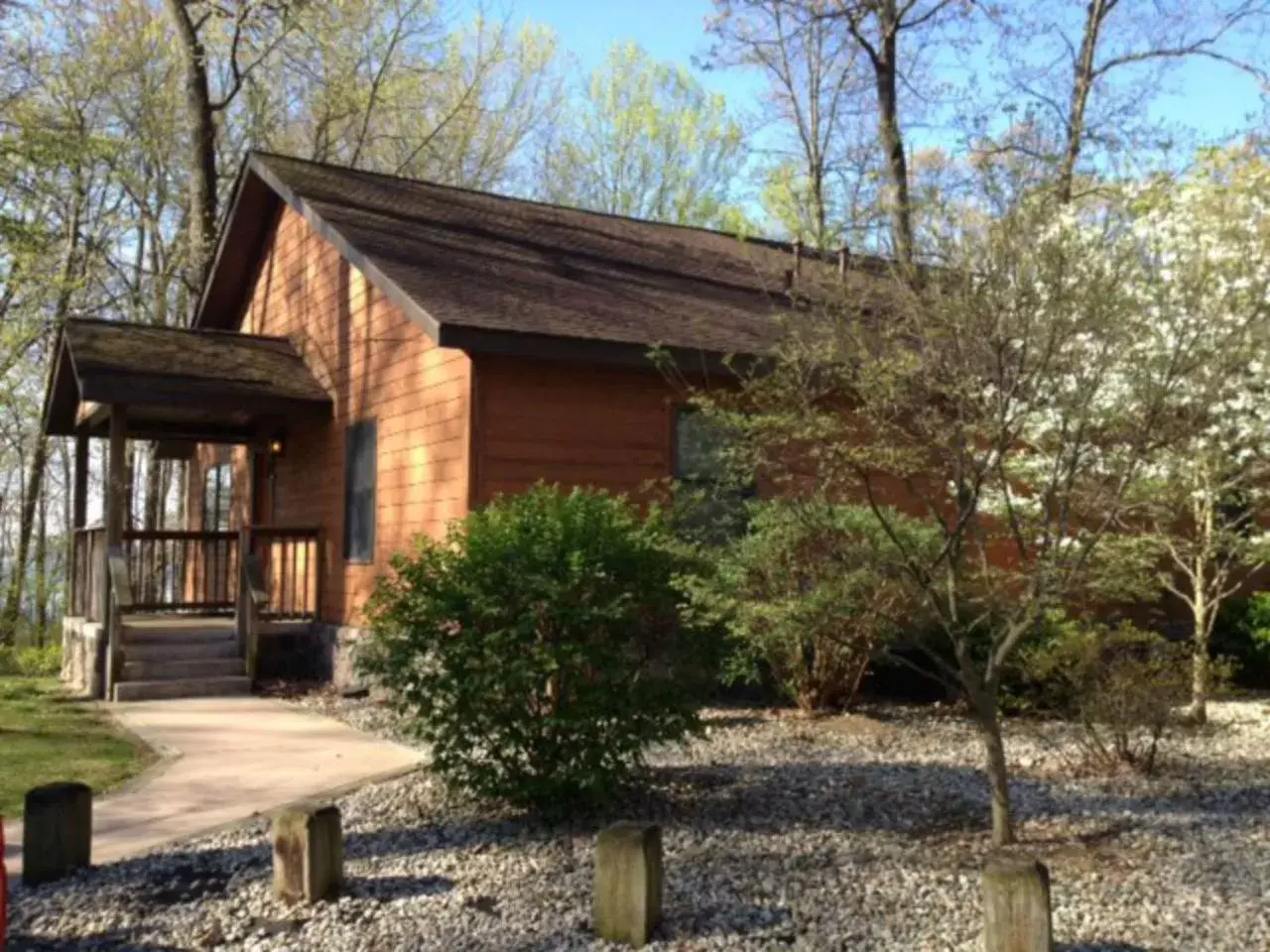 Property Building in Potawatomi Inn & Cabins