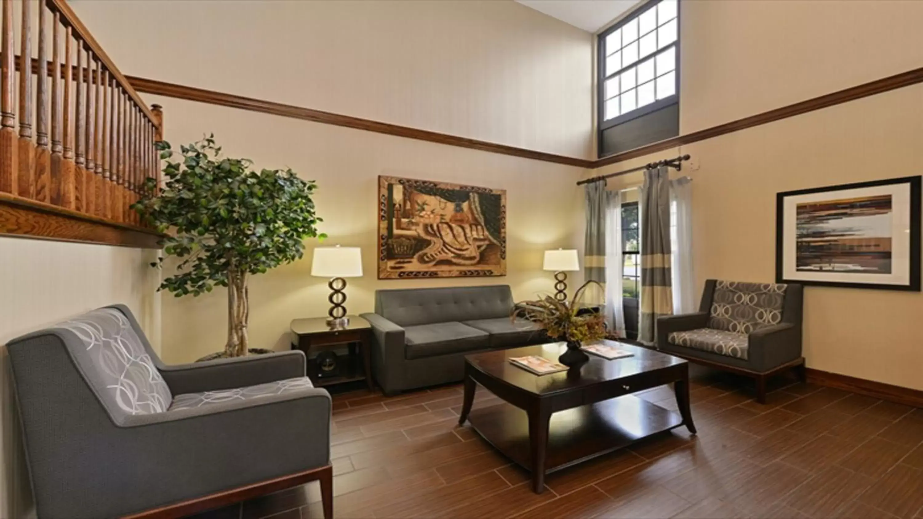 Lobby or reception, Seating Area in La Quinta by Wyndham Jonesboro