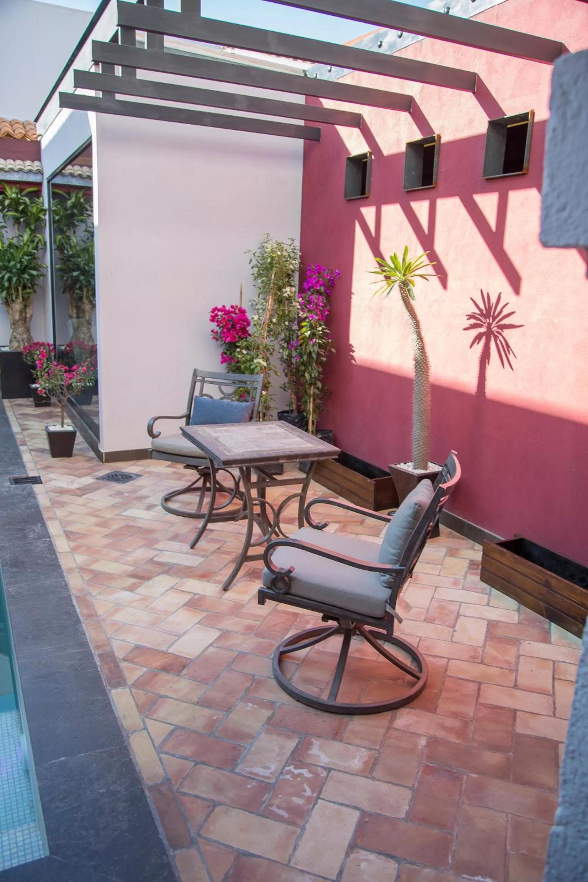 Patio in Casa Eva Hotel Boutique & Spa