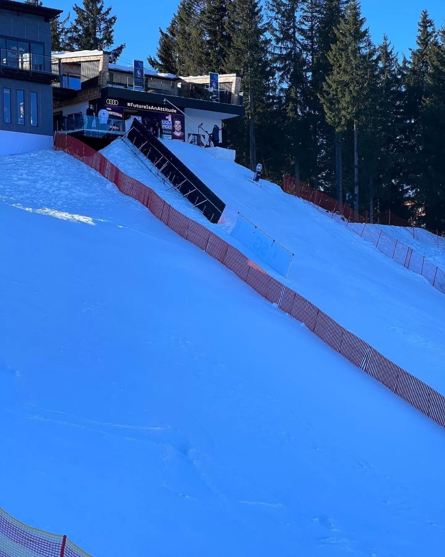 Hocheckhuette On Top of the Kitzbuehel Hahnenkamm Mountain