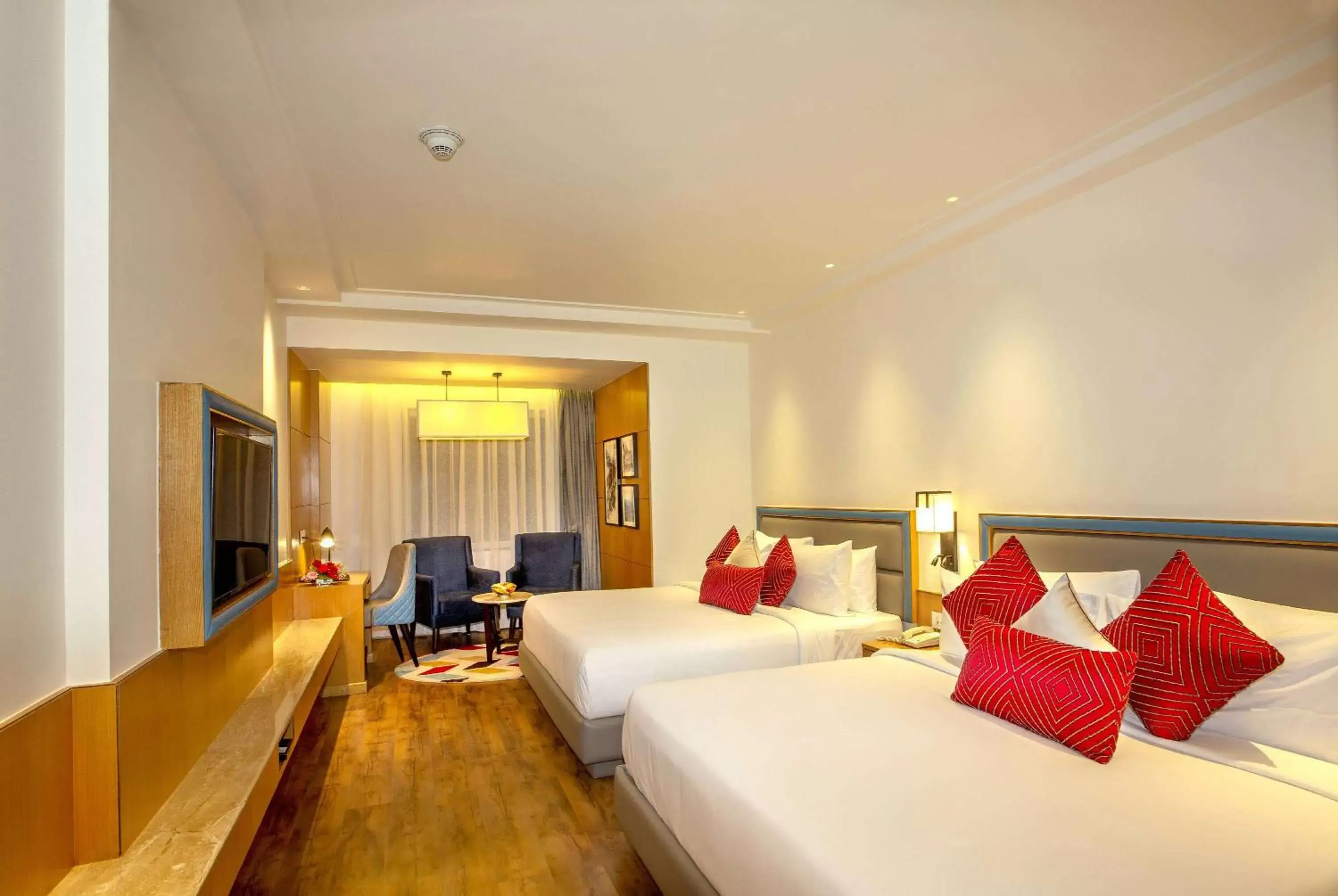 Bedroom in Ramada by Wyndham Katra Station Road