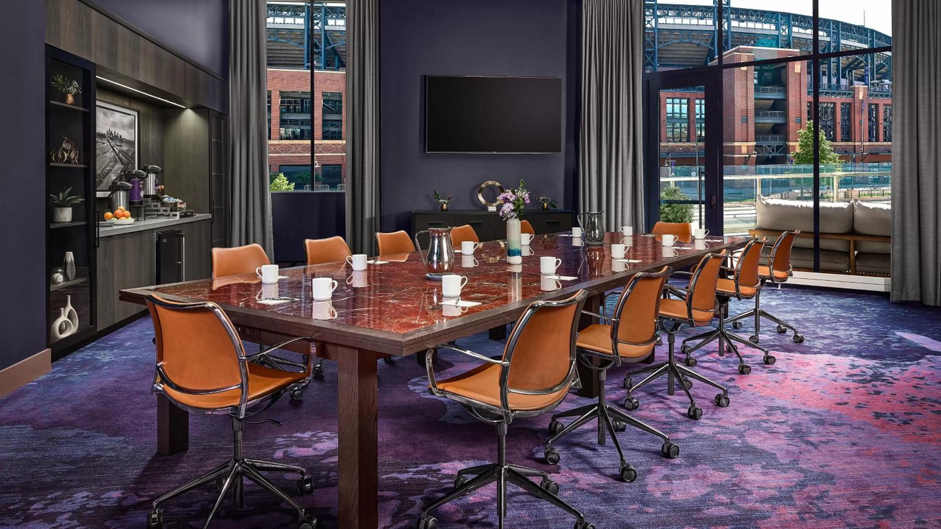 Meeting/conference room in The Rally Hotel at McGregor Square