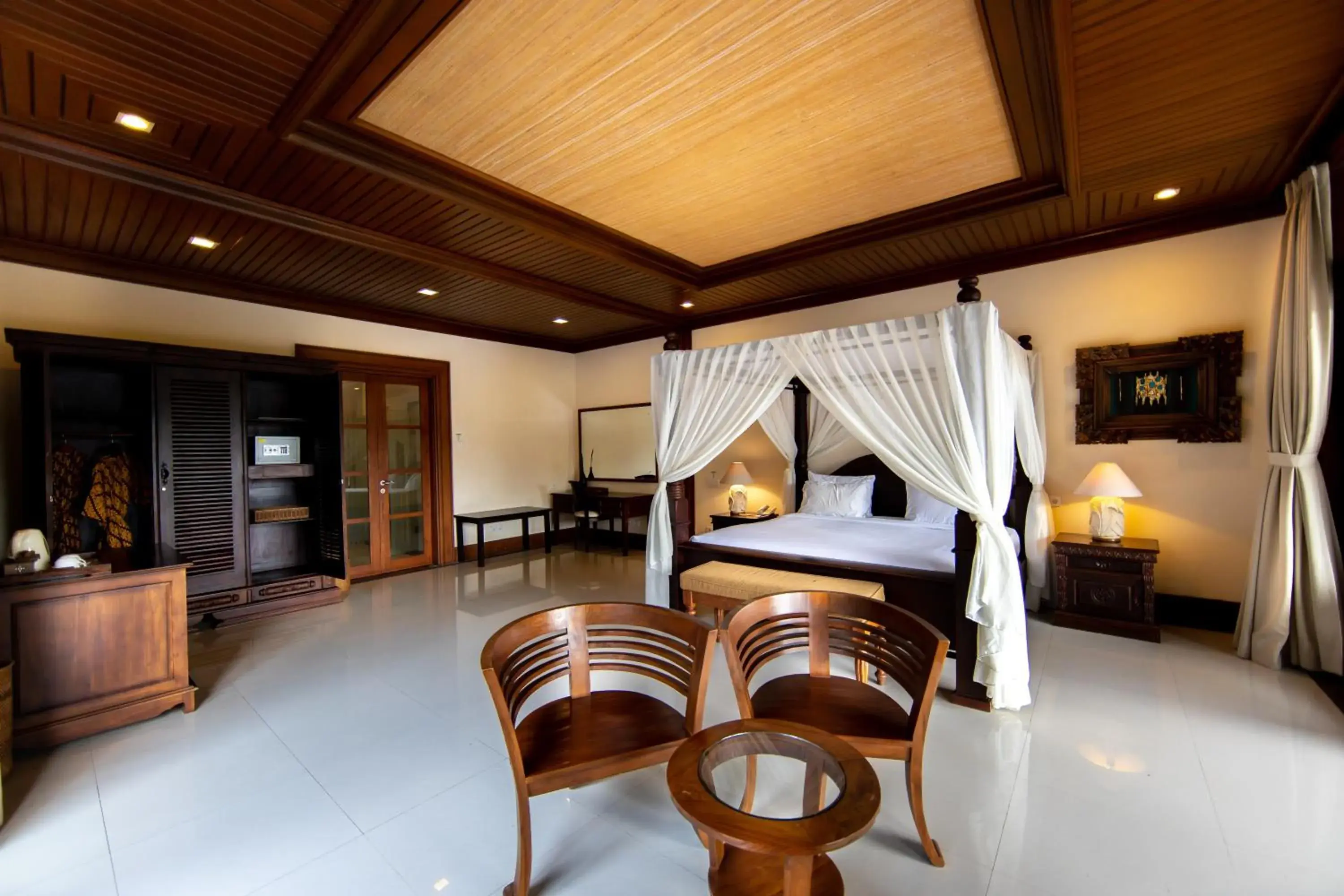 Bed in The Payogan Villa Resort and Spa