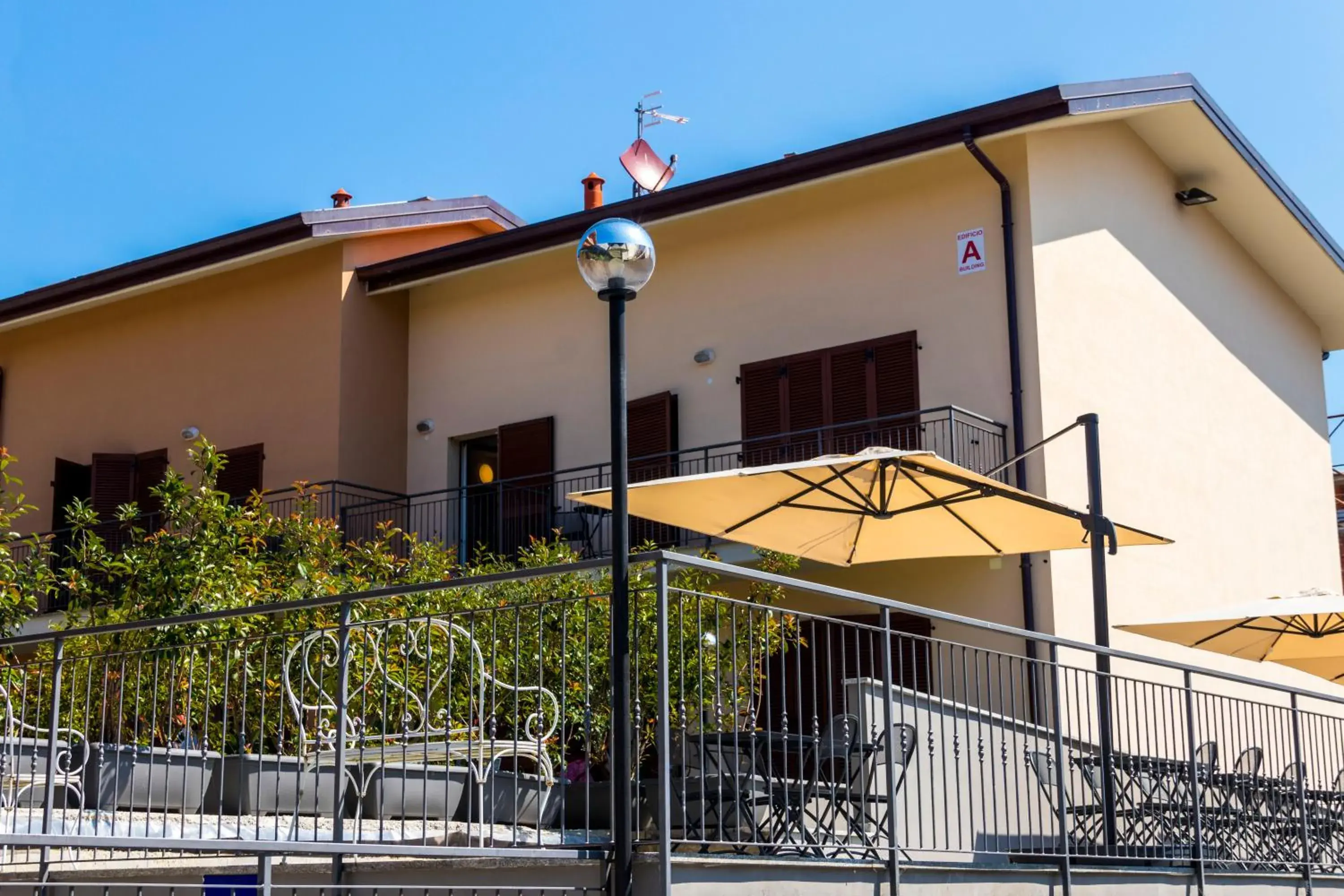 Balcony/Terrace in Hotel Rossovino Como