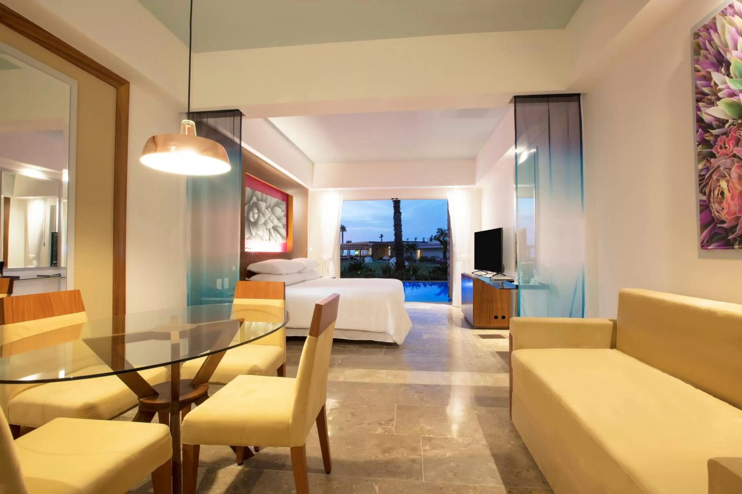 Seating area in Krystal Grand Los Cabos - All Inclusive