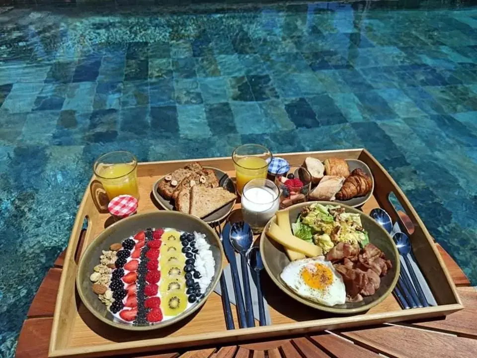 Pool view in La Villa Dune, Hôtel & Spa Nuxe