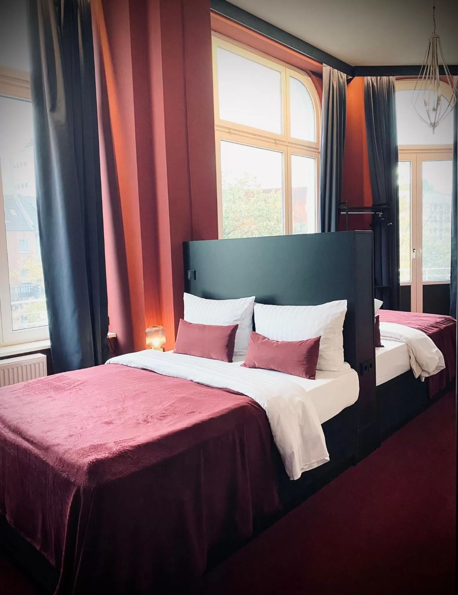 Casino Quadruple Room with Reeperbahn View and Balcony in Sleephotels Casino