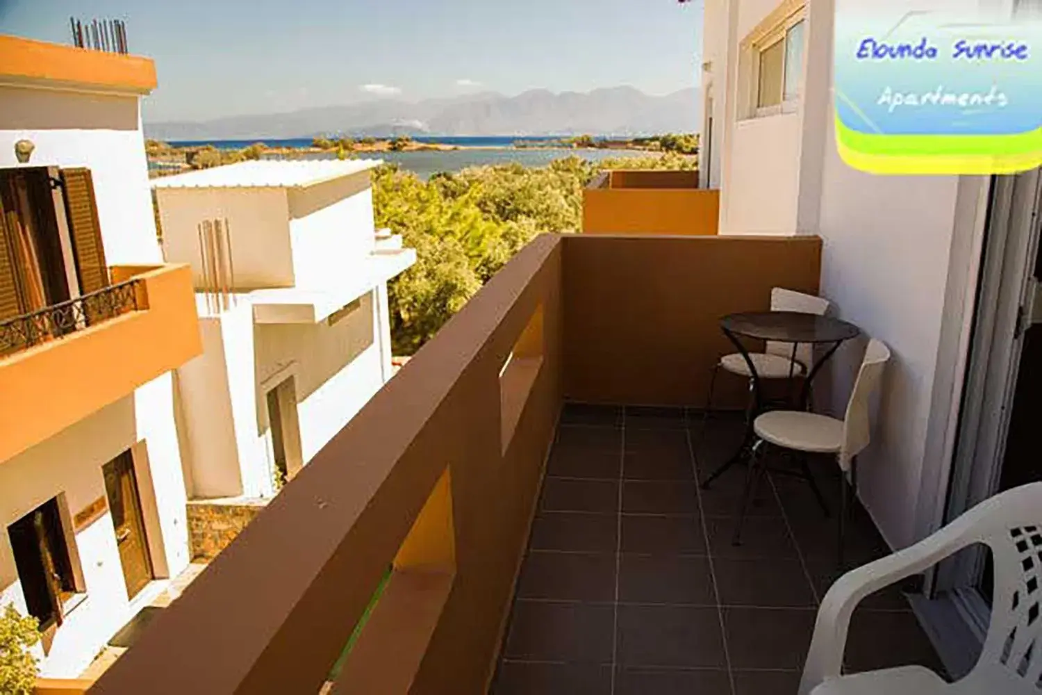 Balcony/Terrace in Elounda Sunrise Apartments