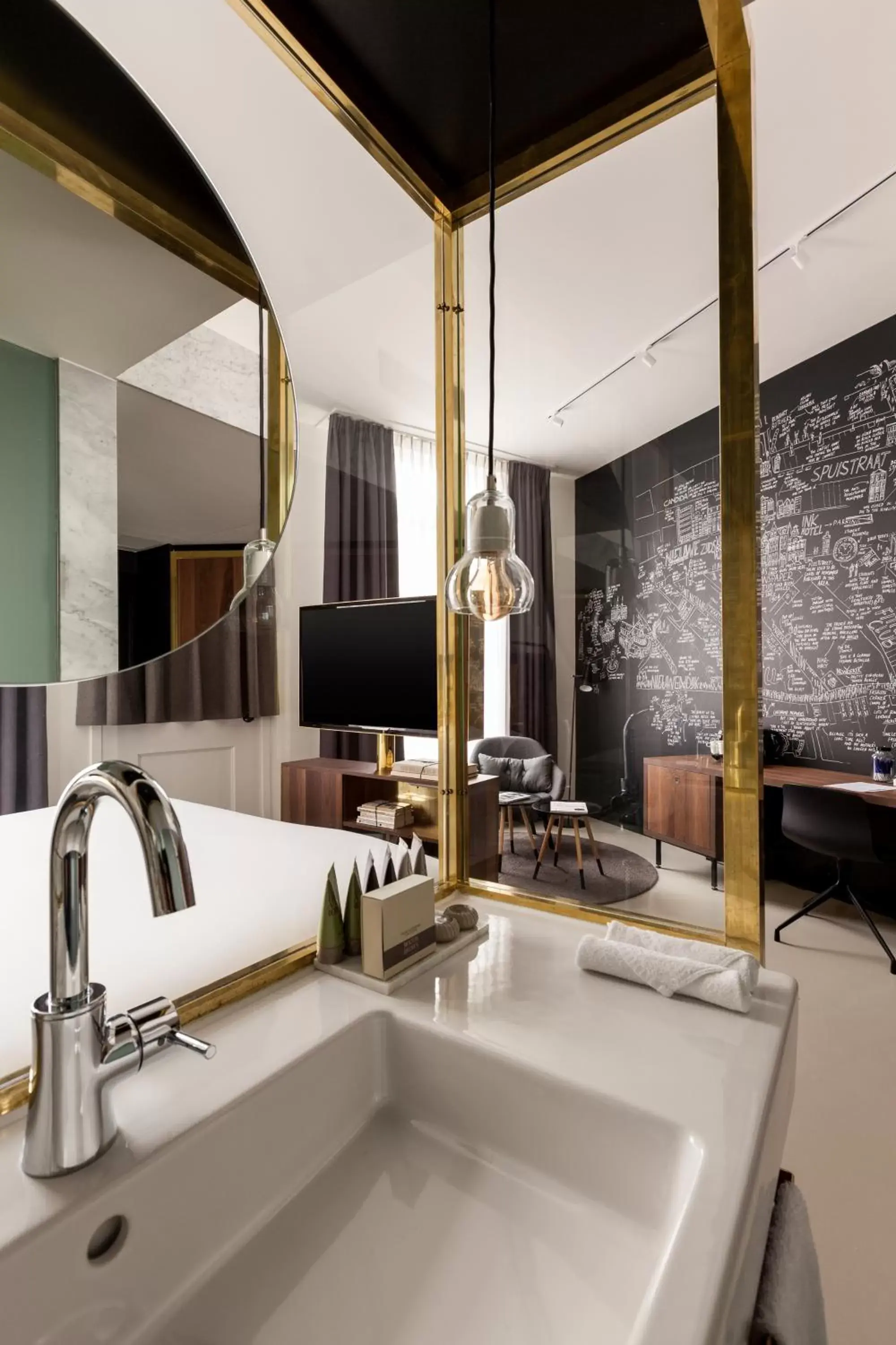 Bathroom in INK Hotel Amsterdam - MGallery