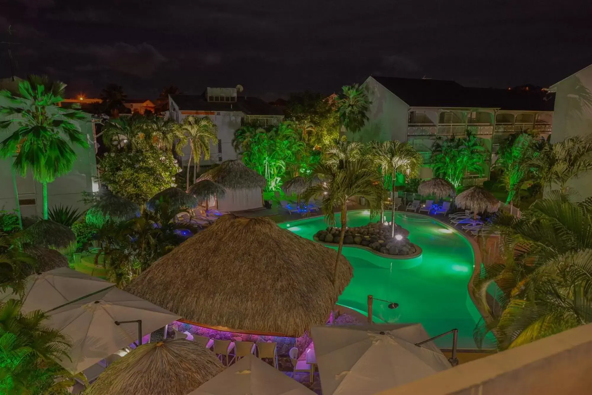 Bird's eye view, Pool View in La Pagerie - Tropical Garden Hotel