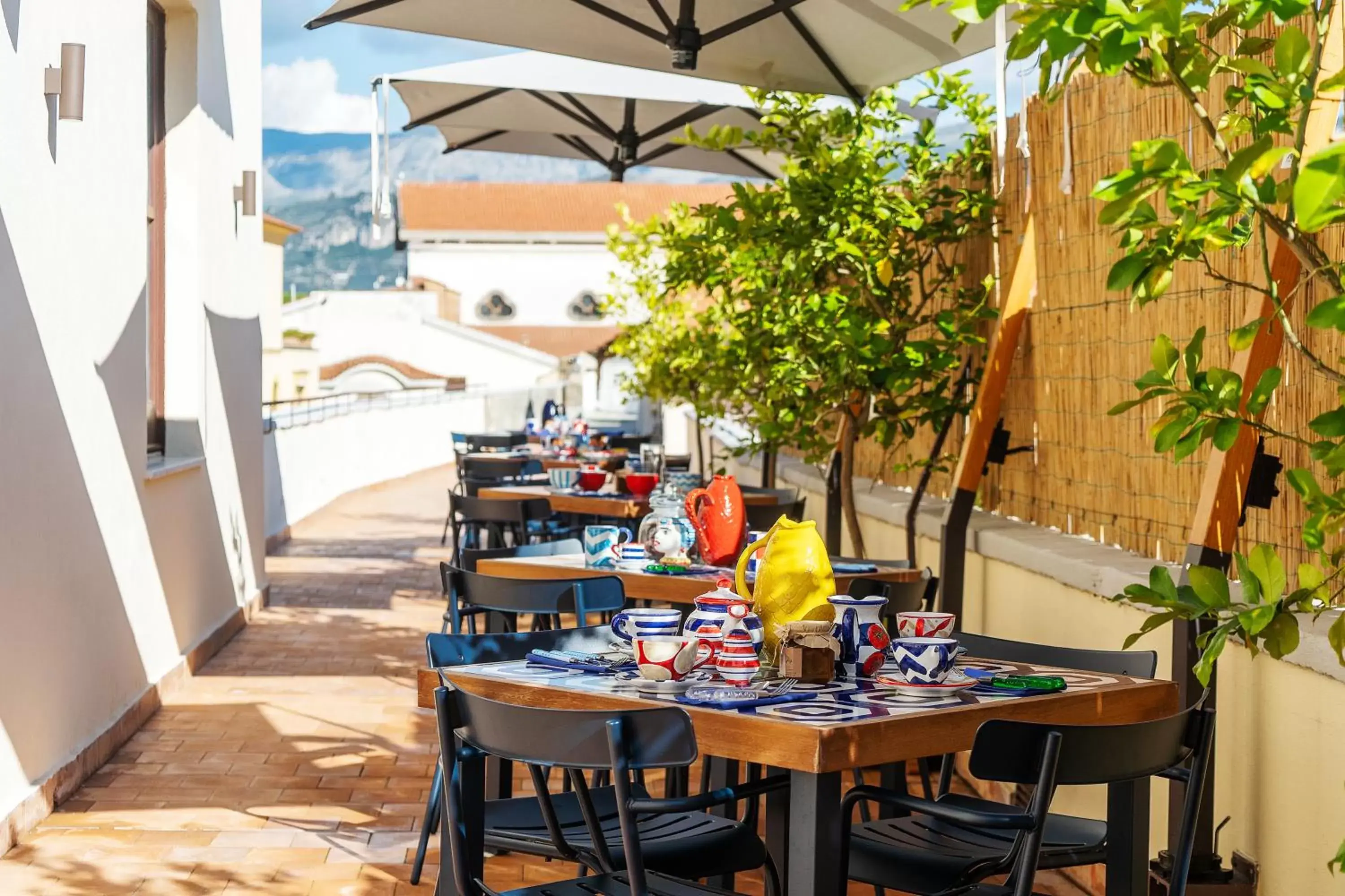 Balcony/Terrace, Restaurant/Places to Eat in Maison Il Conservatorio