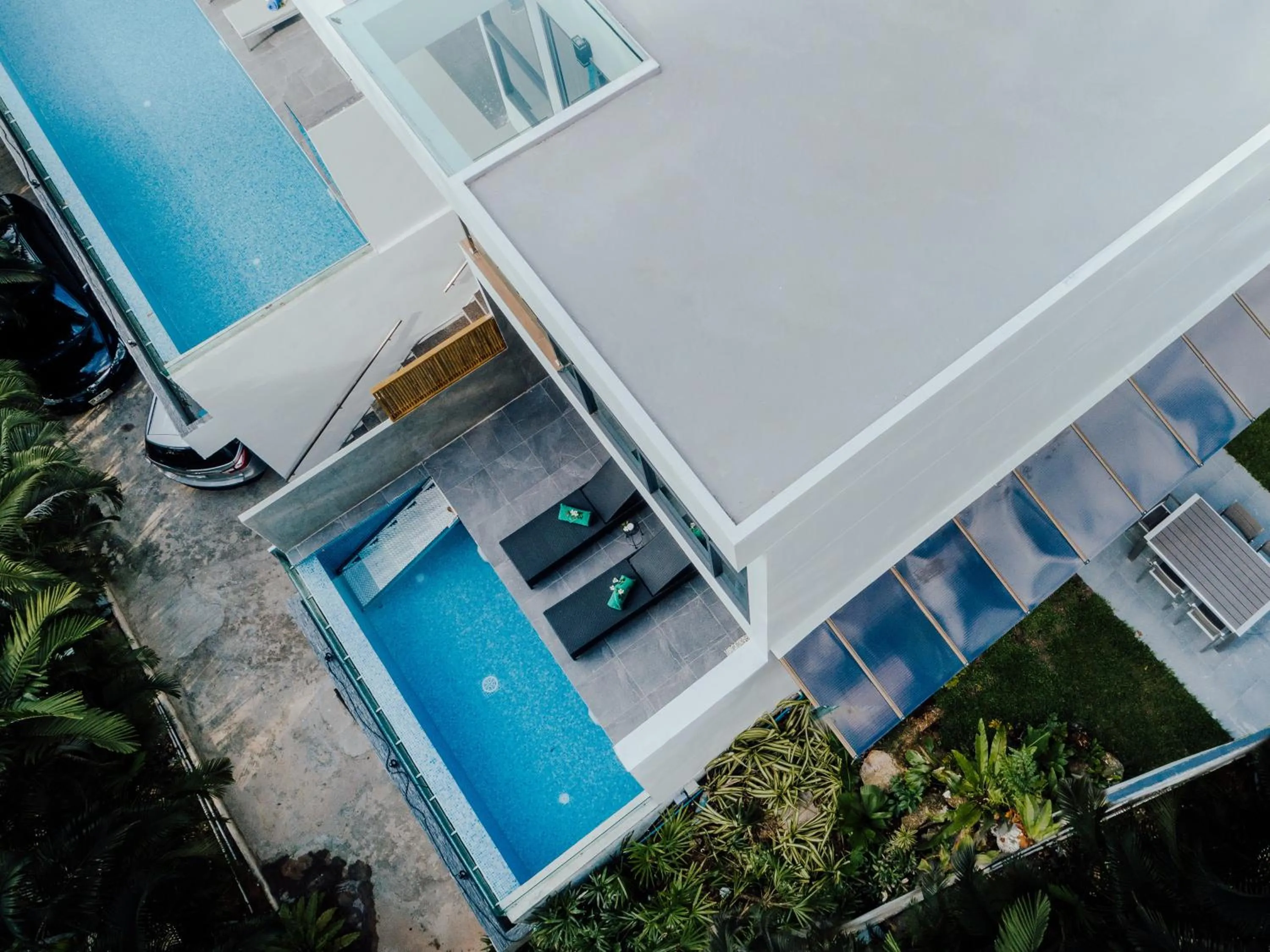 Bird's eye view in Baan Saint-Tropez Seaview Villas Kata Beach