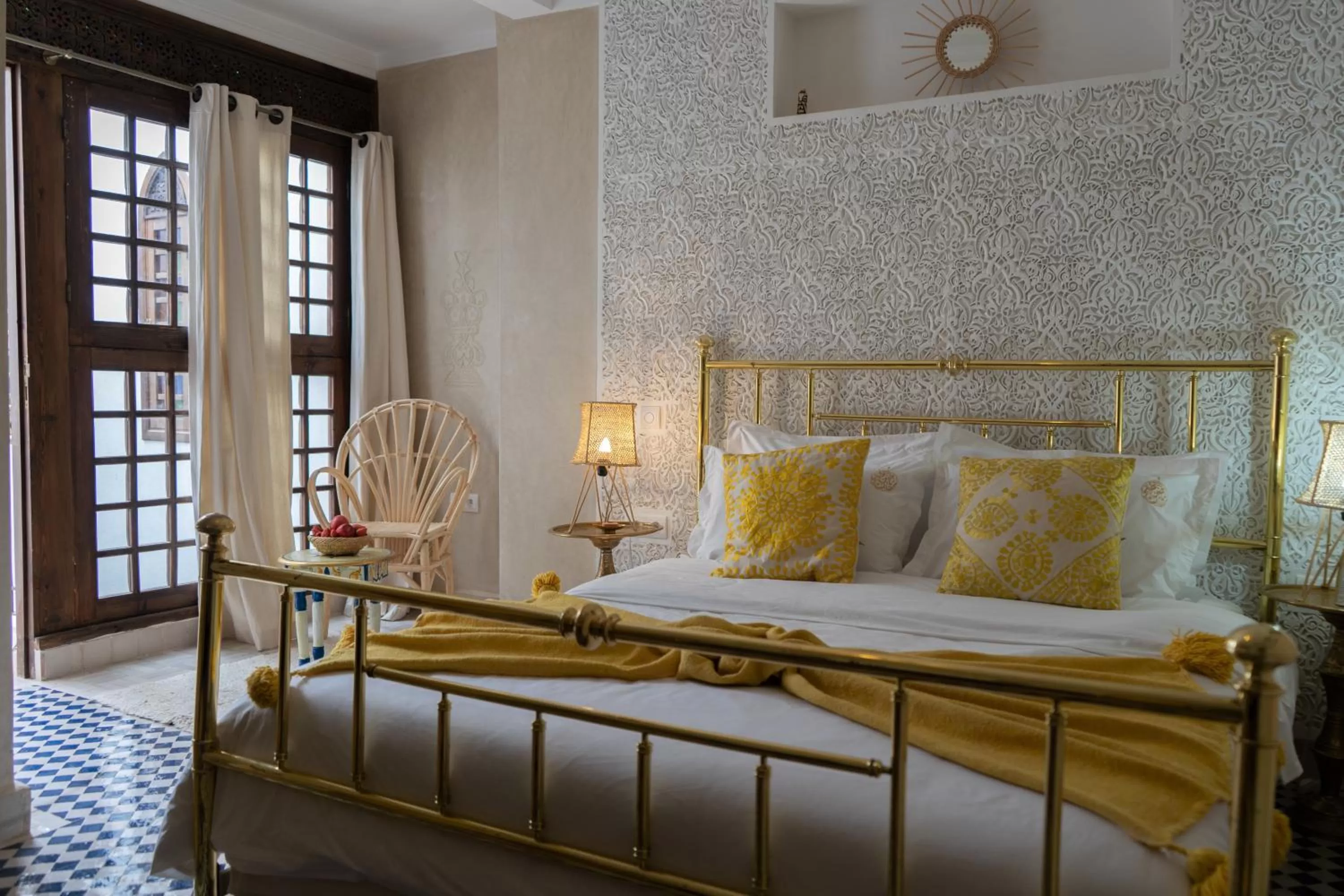 Bed in Riad Beata Bed & Breakfast