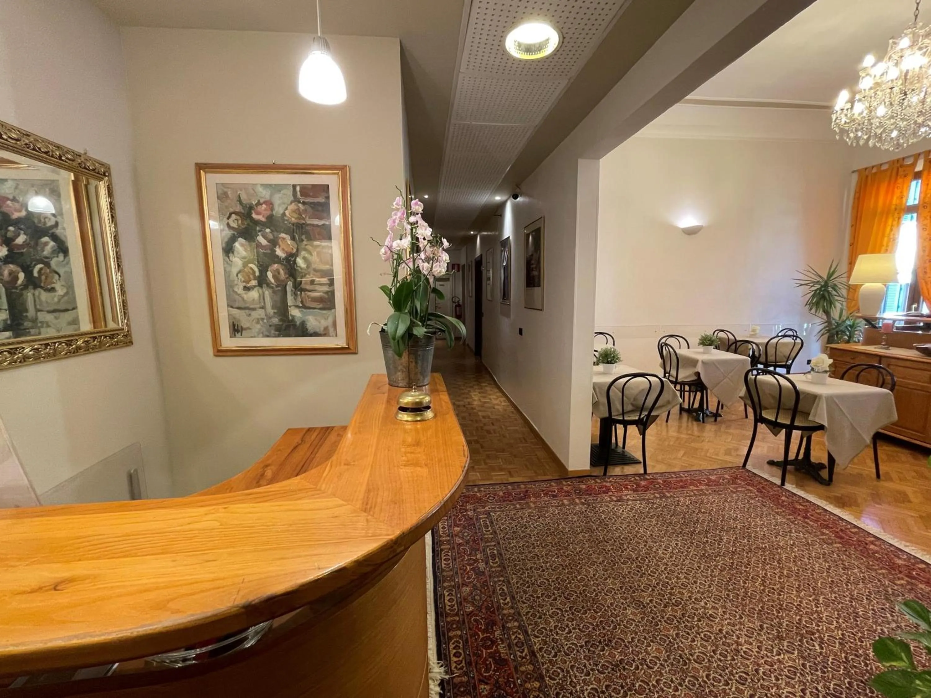 Lobby or reception in Hotel Leopolda