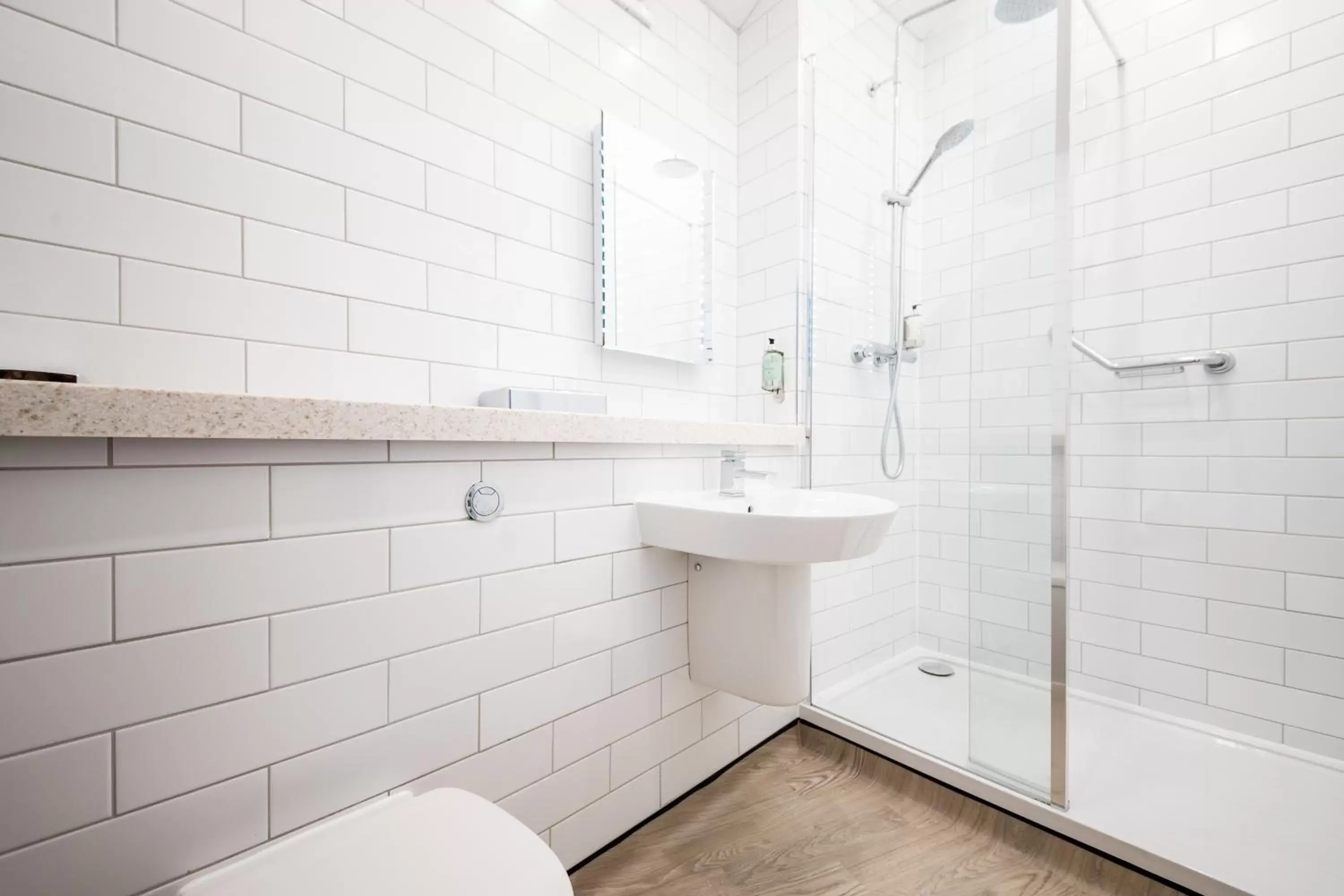 Shower, Bathroom in The Mitre by Innkeeper's Collection
