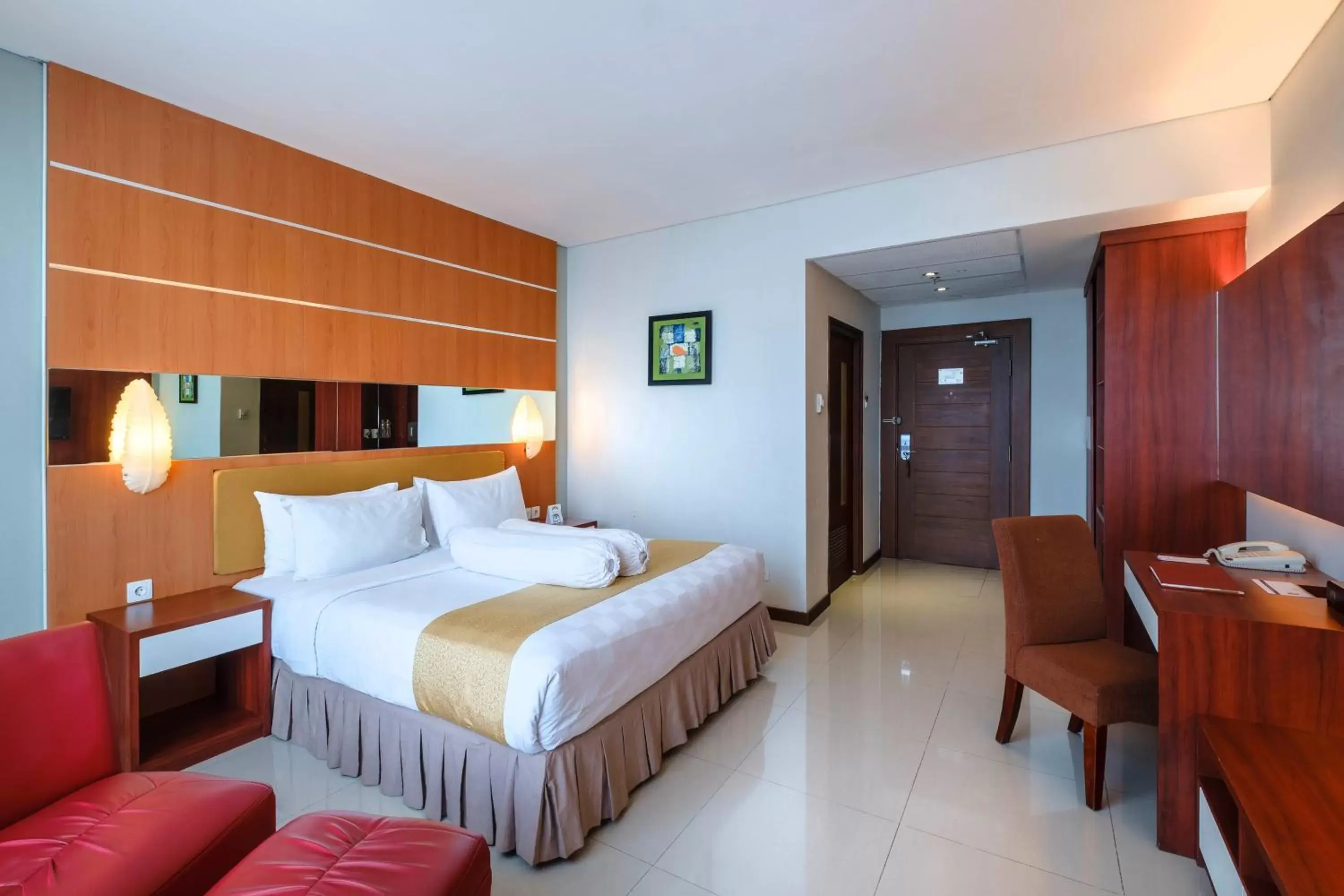 Bed in Grand Artos Hotel & Convention