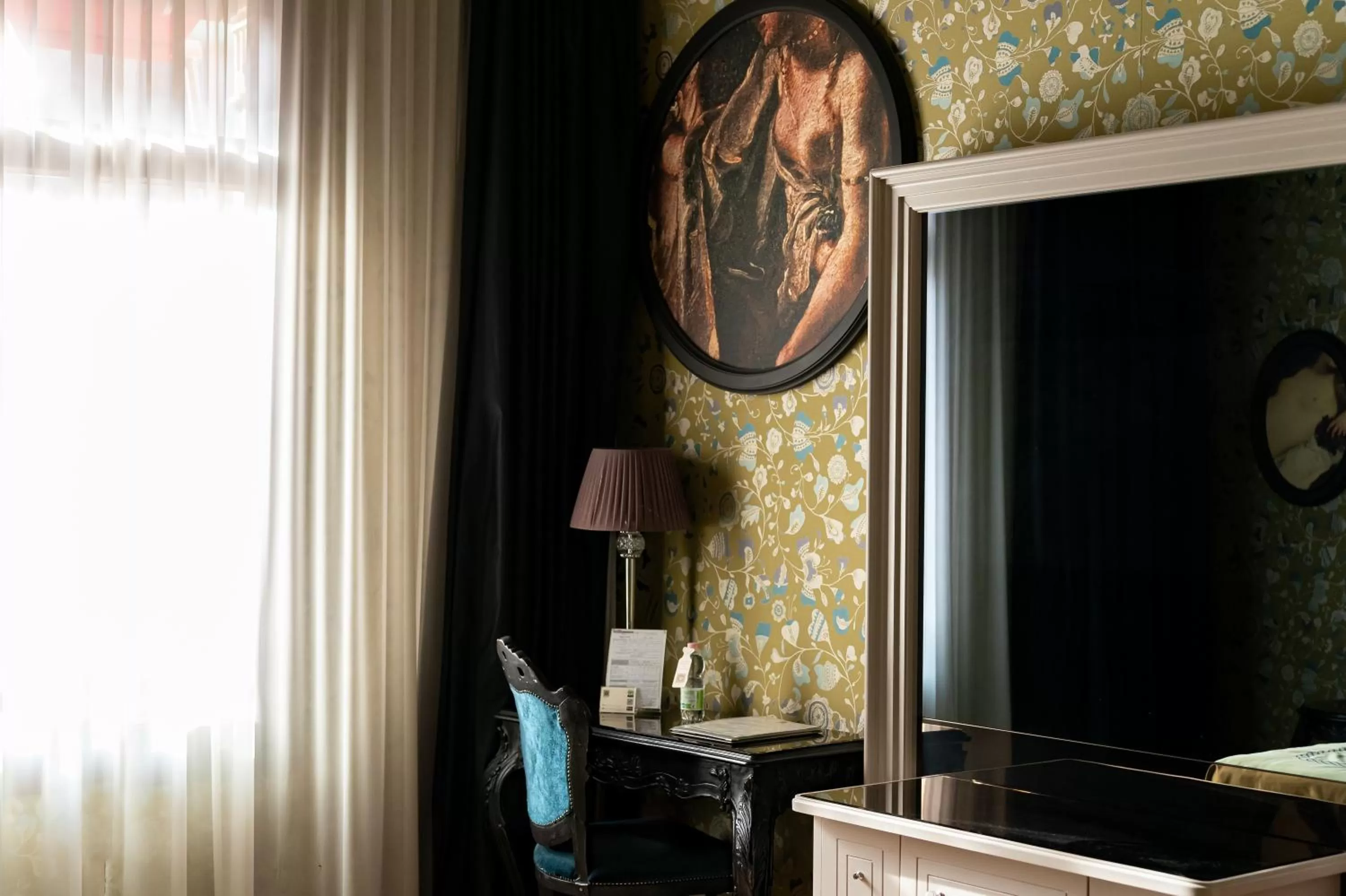 Decorative detail in Hotel Palazzetto Madonna