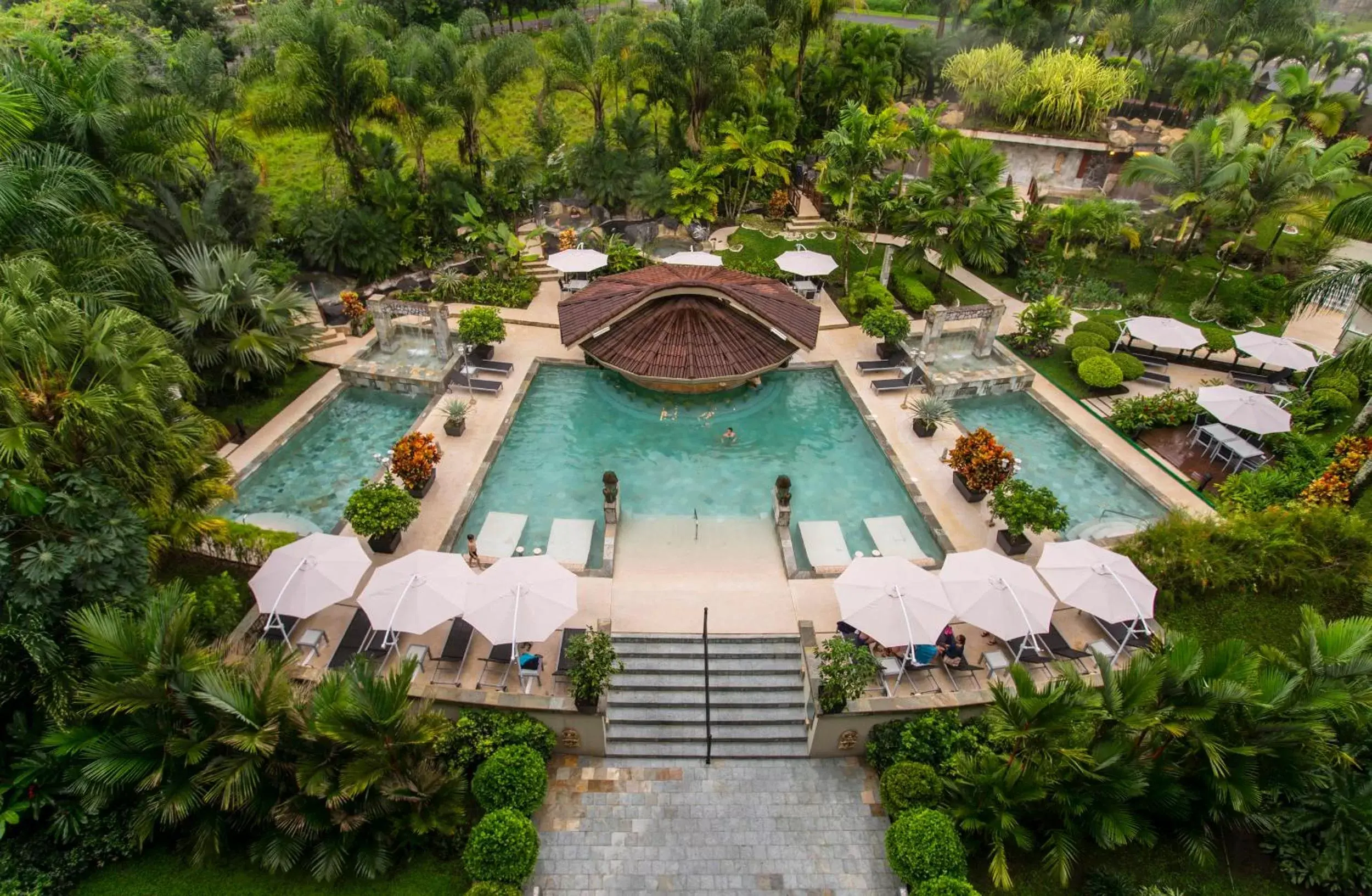 Swimming pool, Bird's-eye View in The Royal Corin Thermal Water Spa & Resort - Adults Only