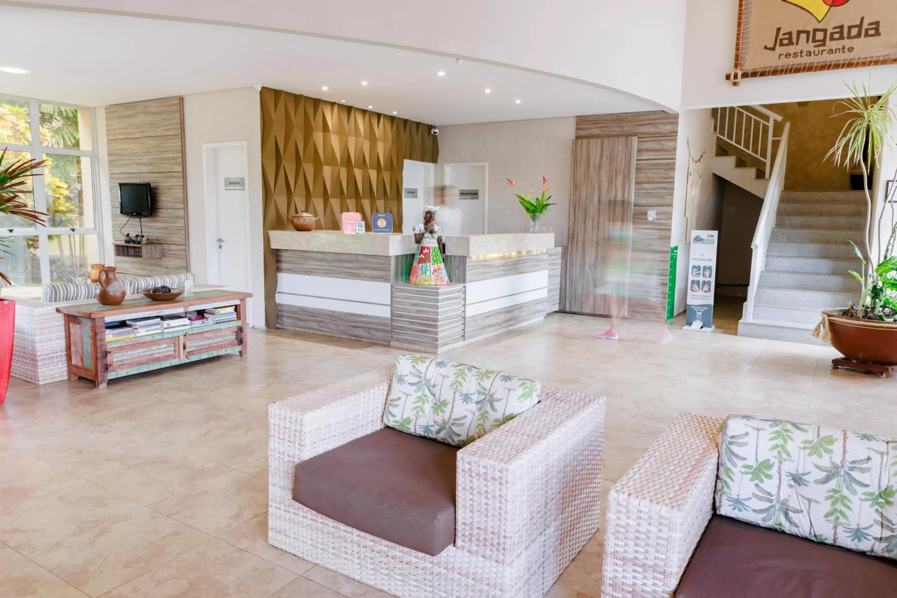 Lobby or reception, Bed in Atlantic Palace Apart-Hotel