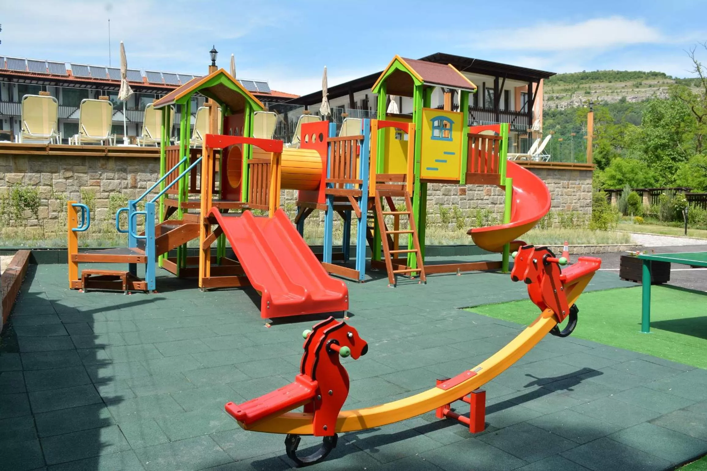 Children play ground in Park Hotel Asenevtsi