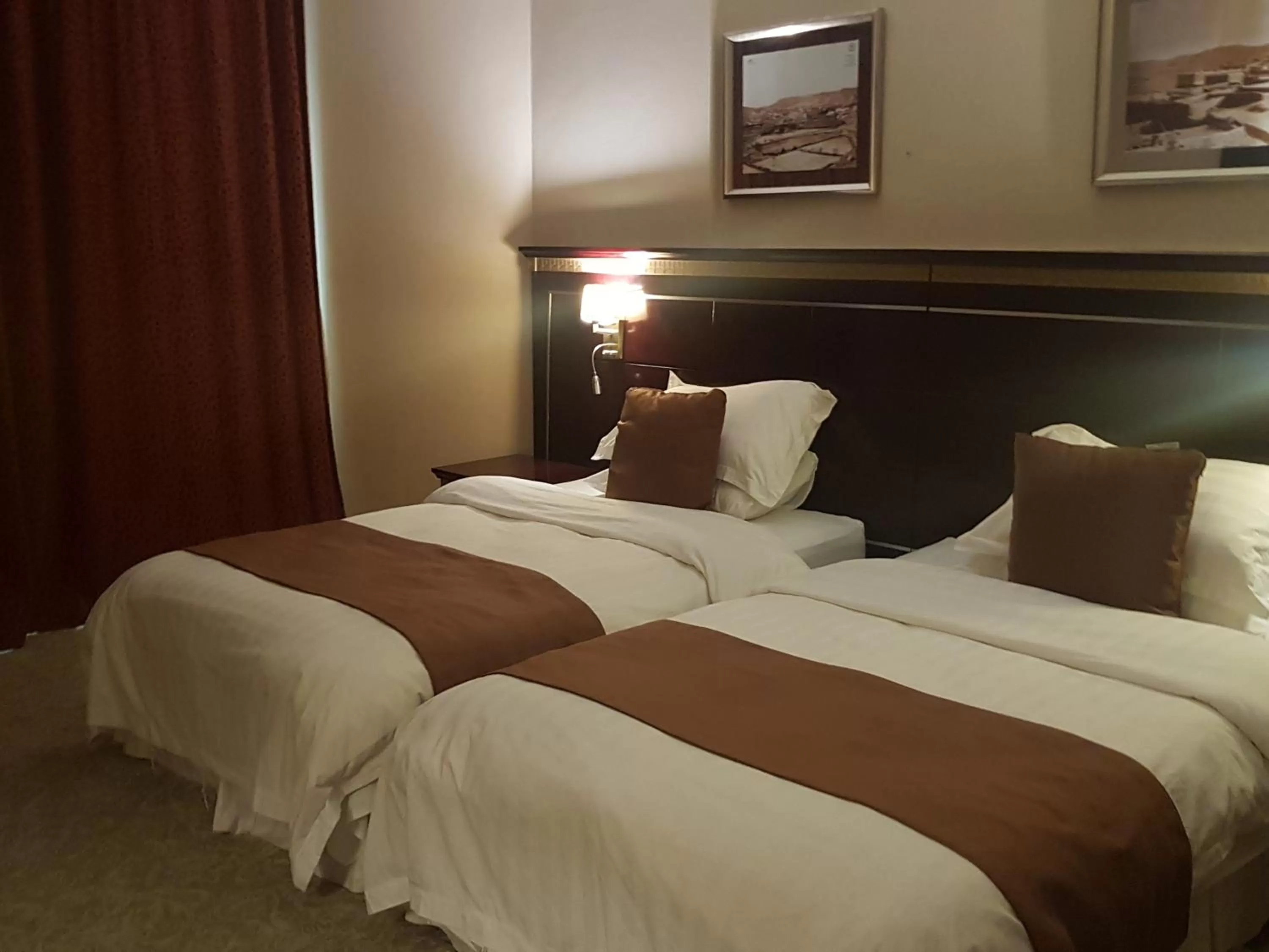 Bed in فندق شفا أبها - Shafa Abha Hotel