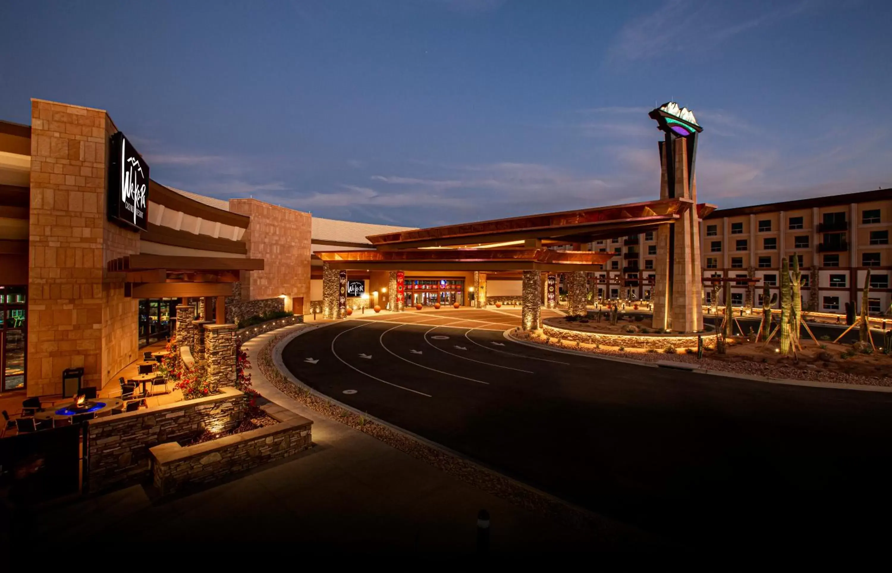 Facade/entrance in Wekopa Casino Resort