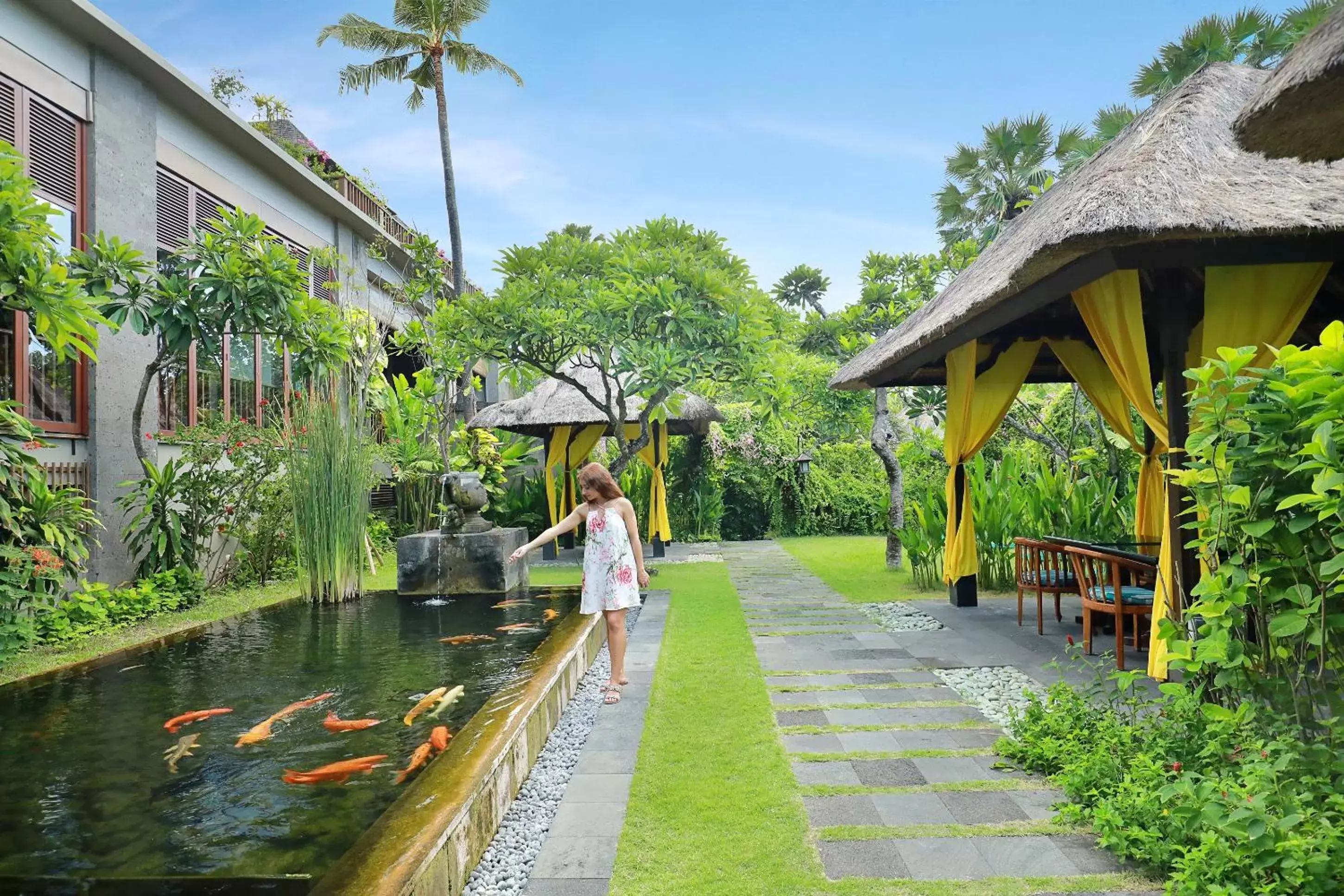 Garden in Legian Beach Hotel